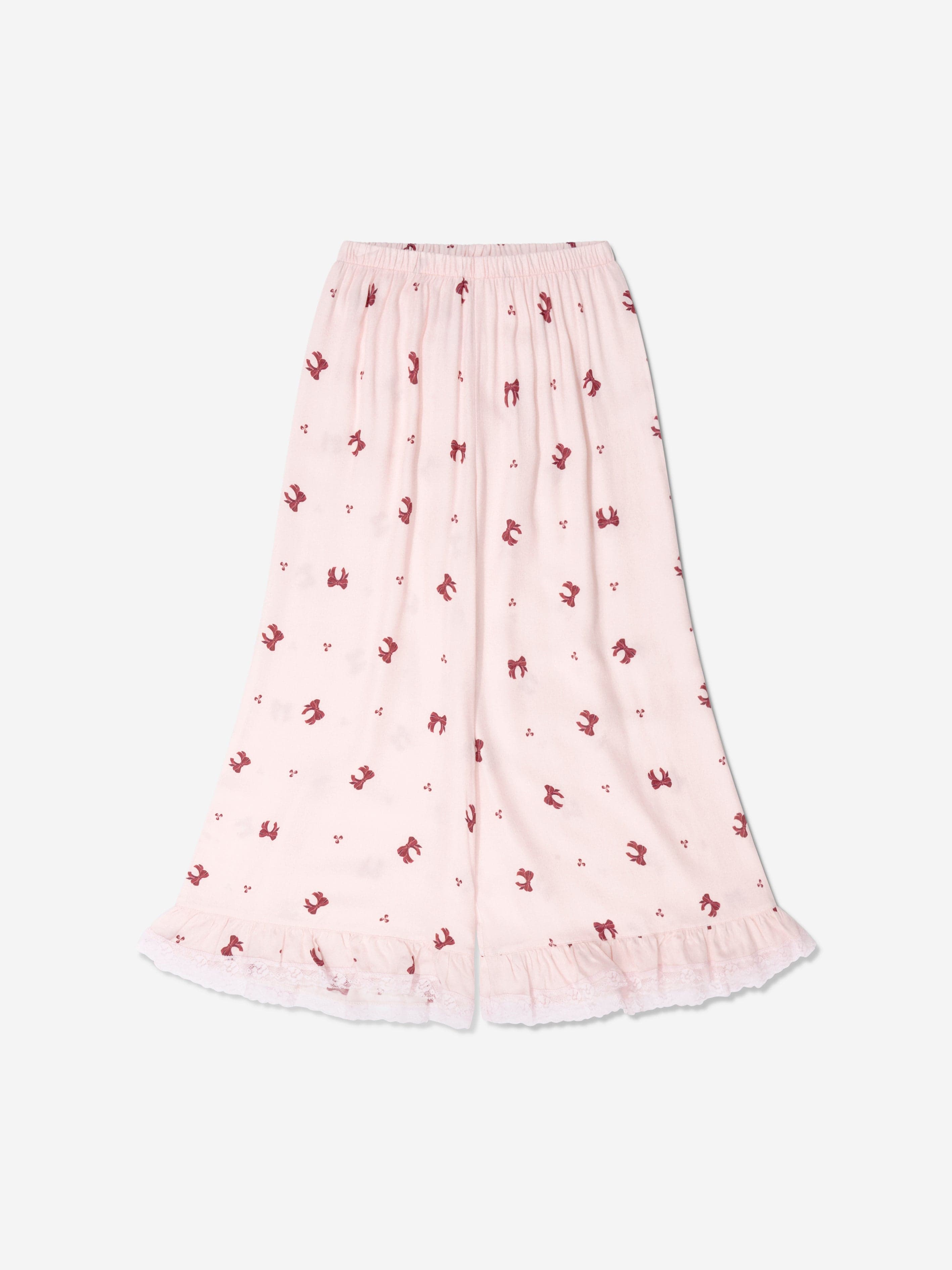 Amiki Children Girls Bow Print Melany Pyjamas