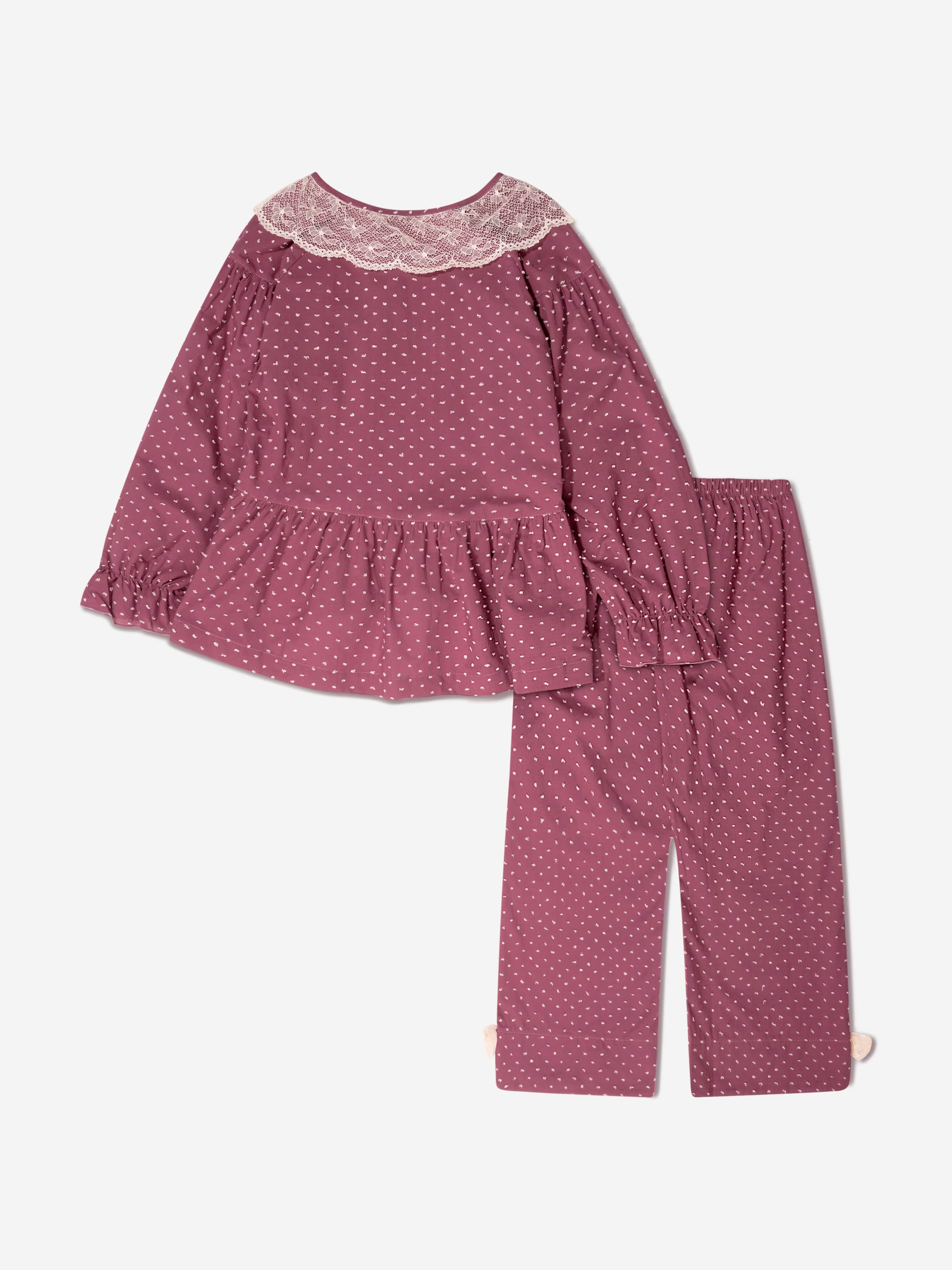 Amiki Children Girls Scarlet Pyjamas