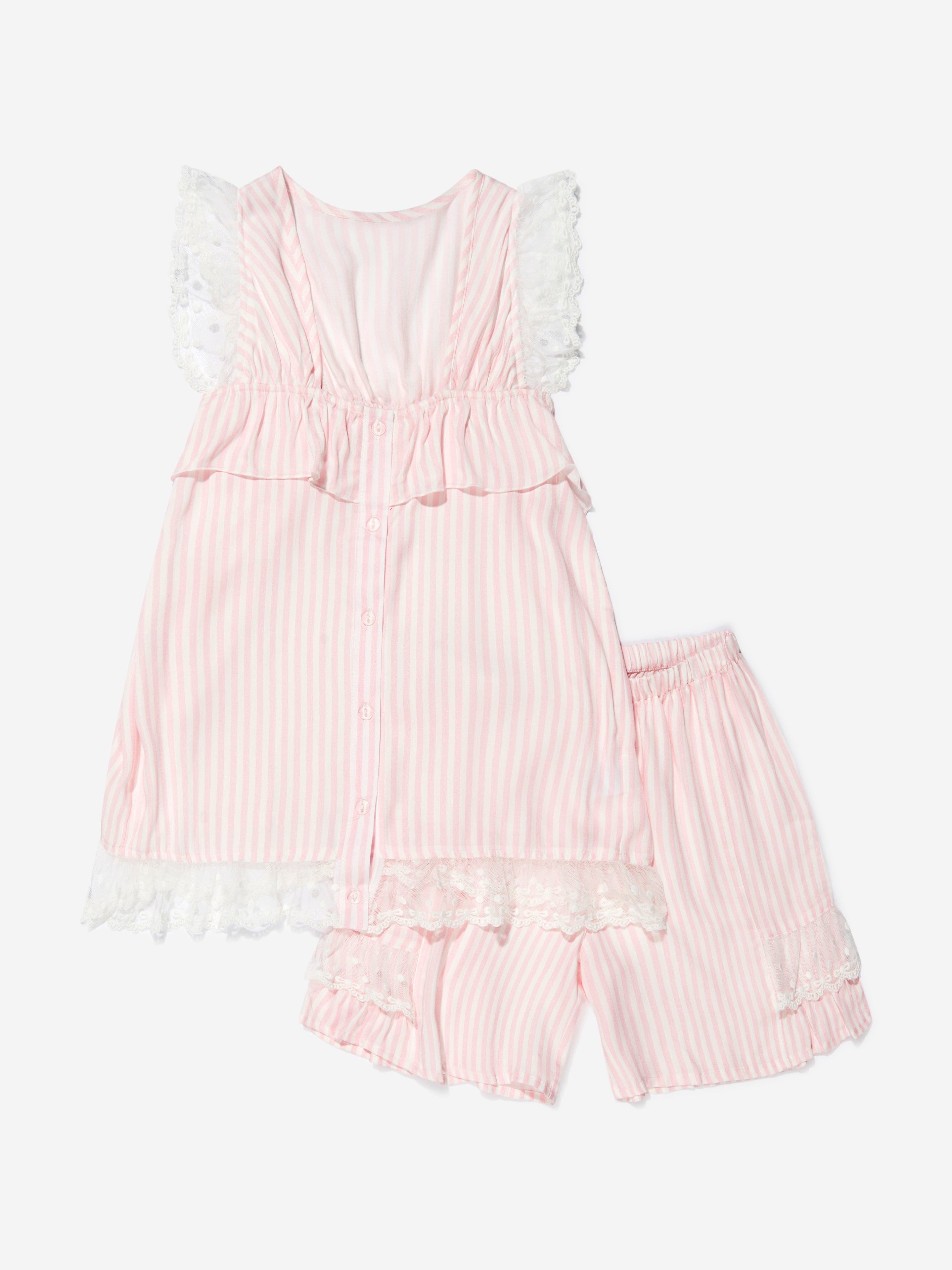 Amiki Children Girls Striped Olga Pyjamas