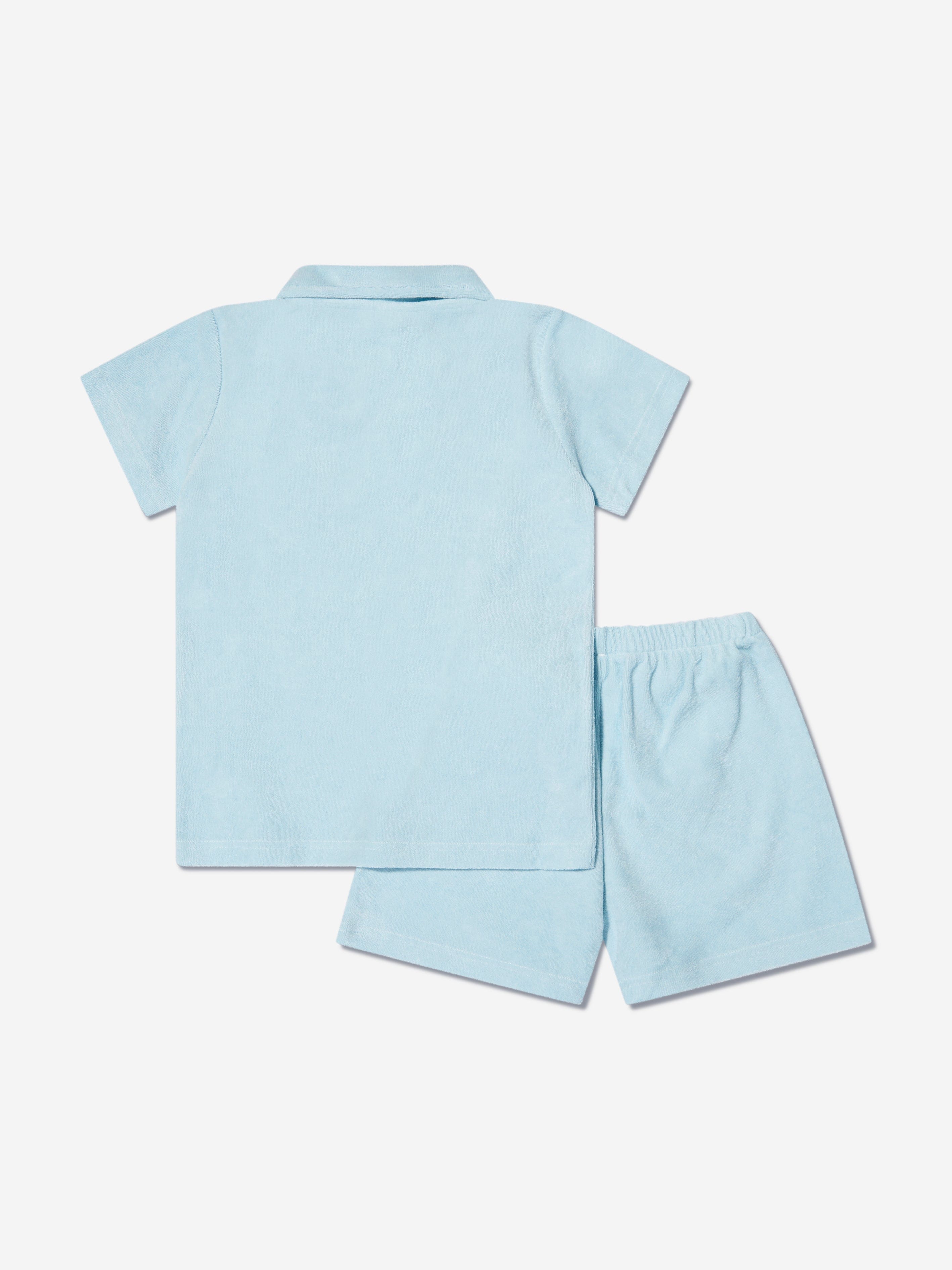 Amiki Children Boys Thomas Short Pyjama Set in Blue