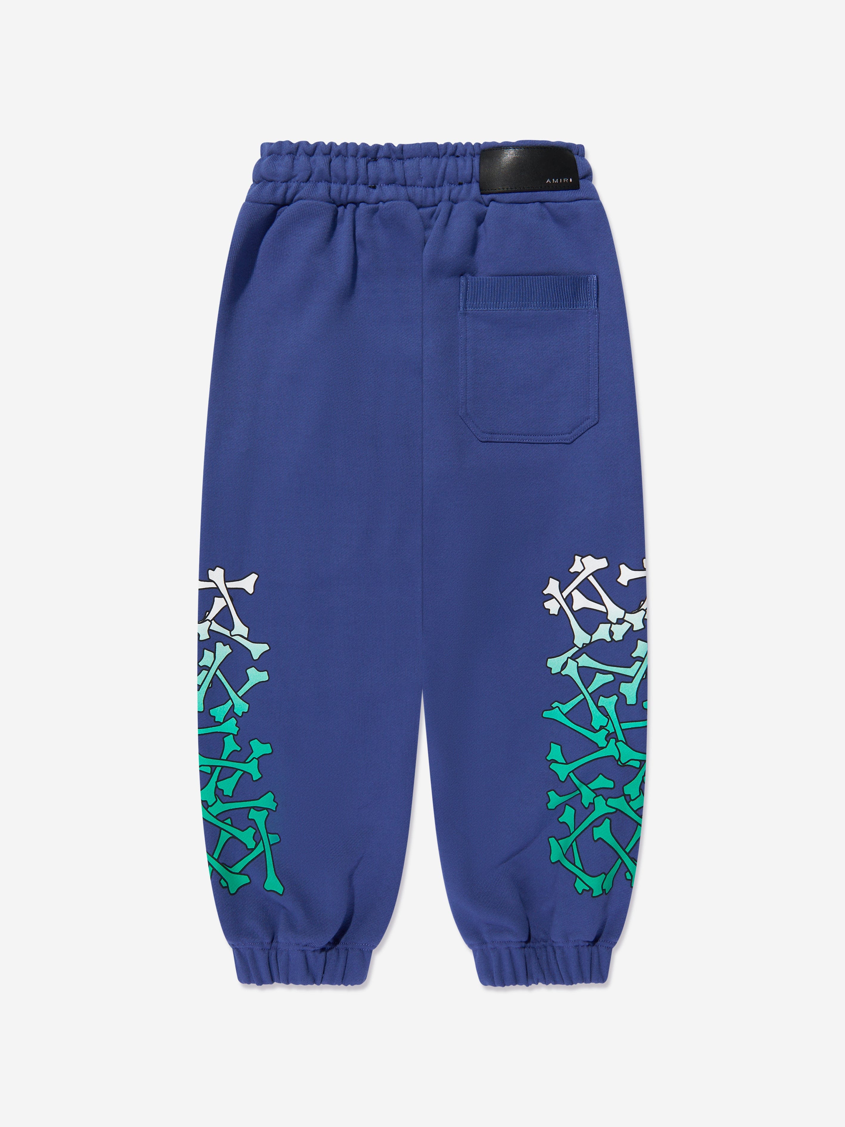 Amiri Kids Bones Joggers in Blue