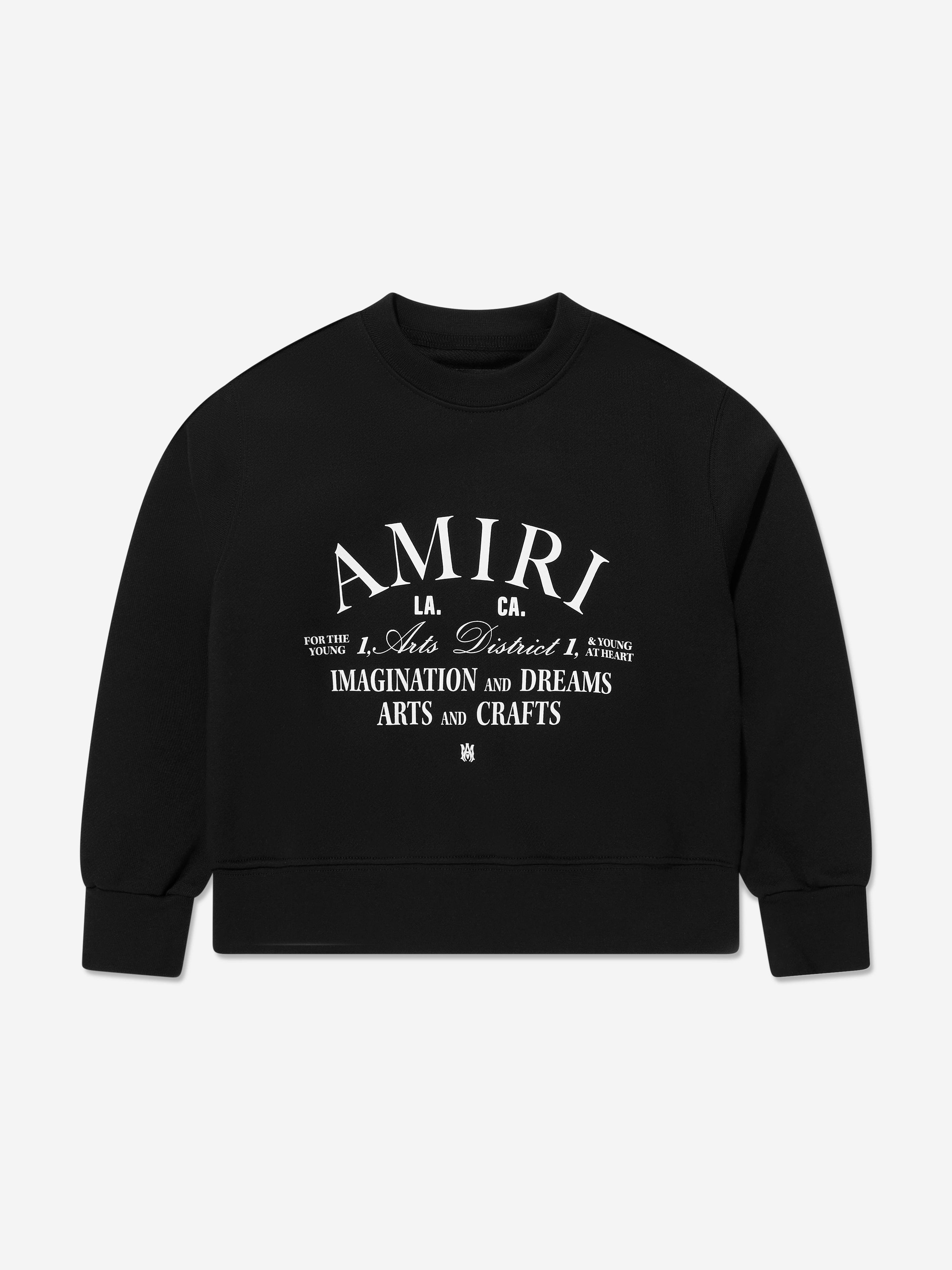 Amiri Kids Arts District Sweatshirt in Black