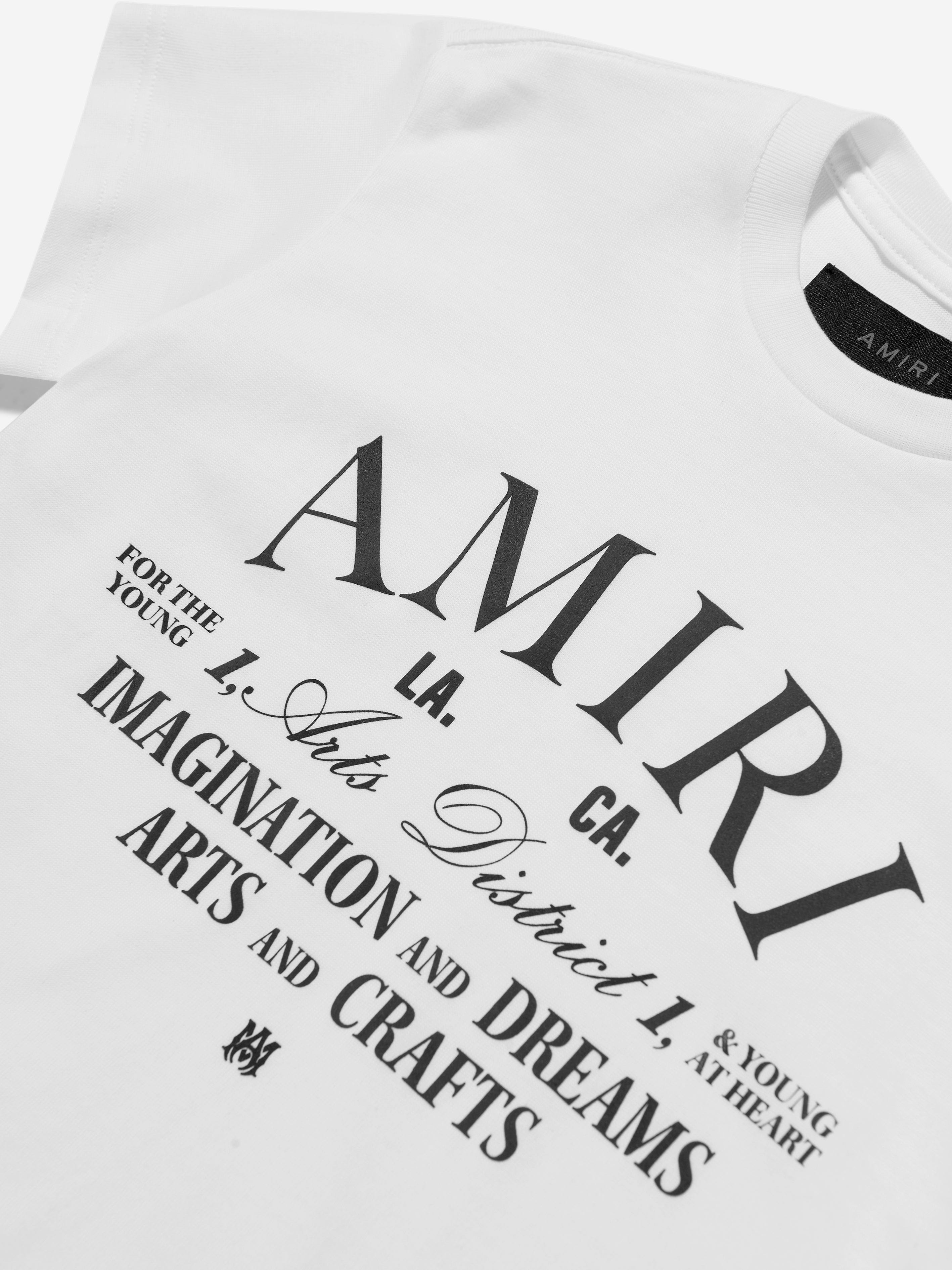 Amiri Kids Arts District T-Shirt in White