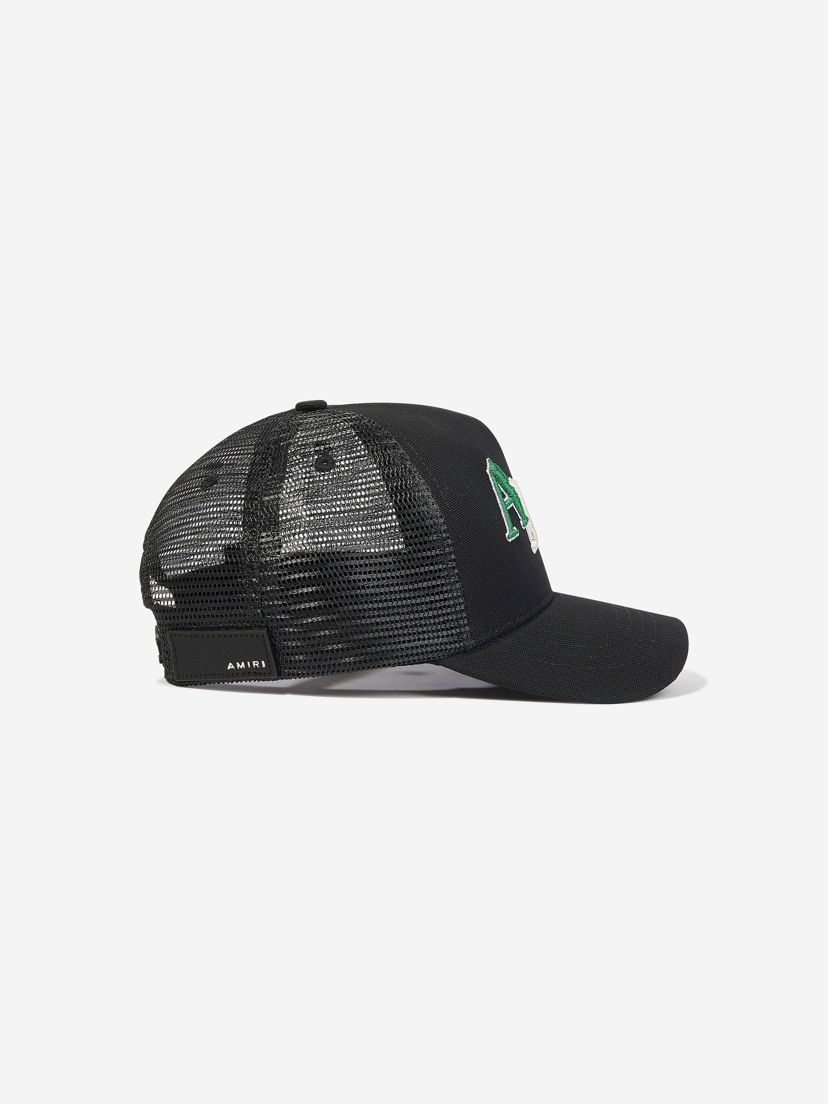 Amiri Boys Staggered Logo Cap in Black