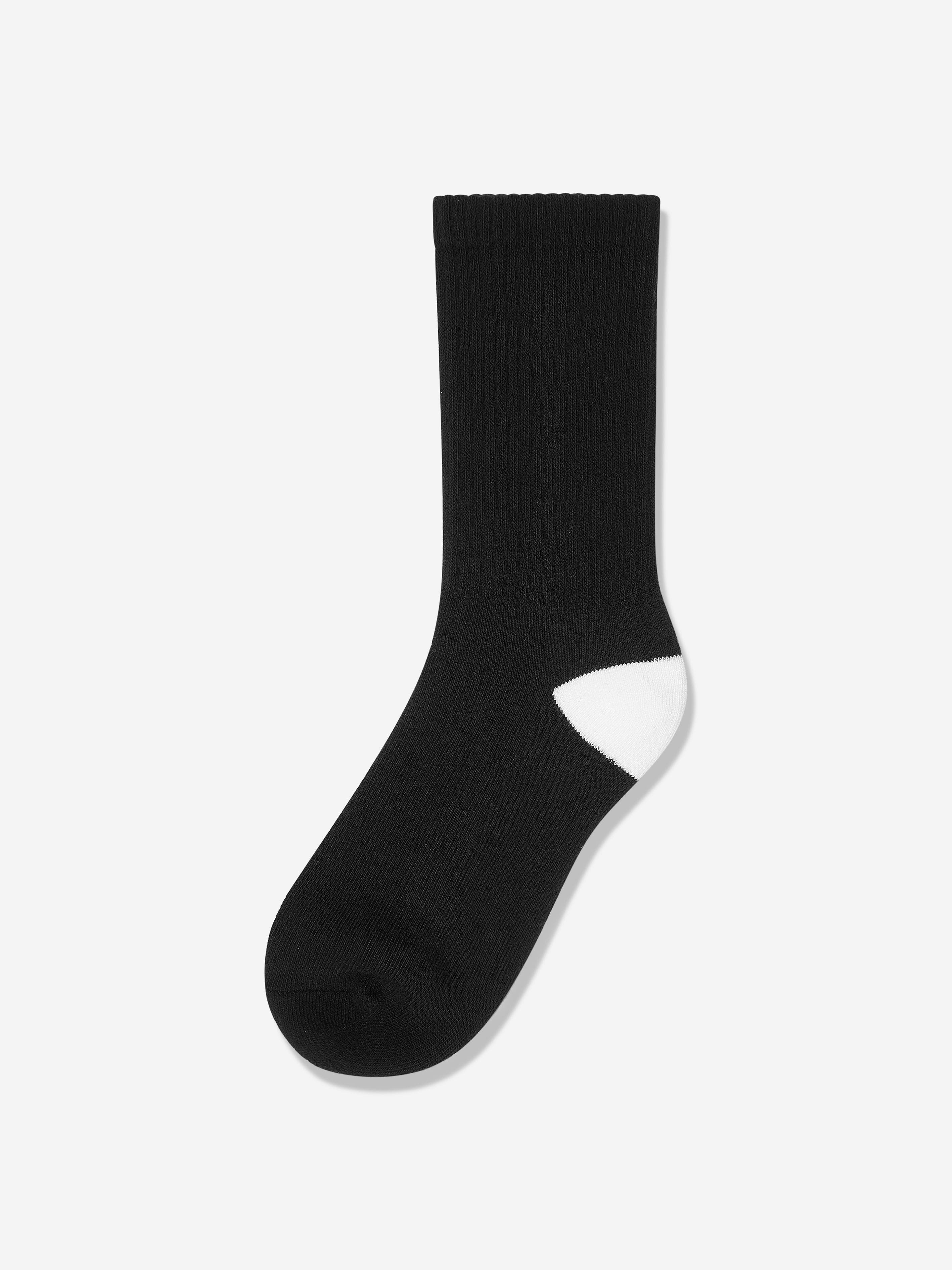 Amiri Kids Stacked Bones Socks in Black