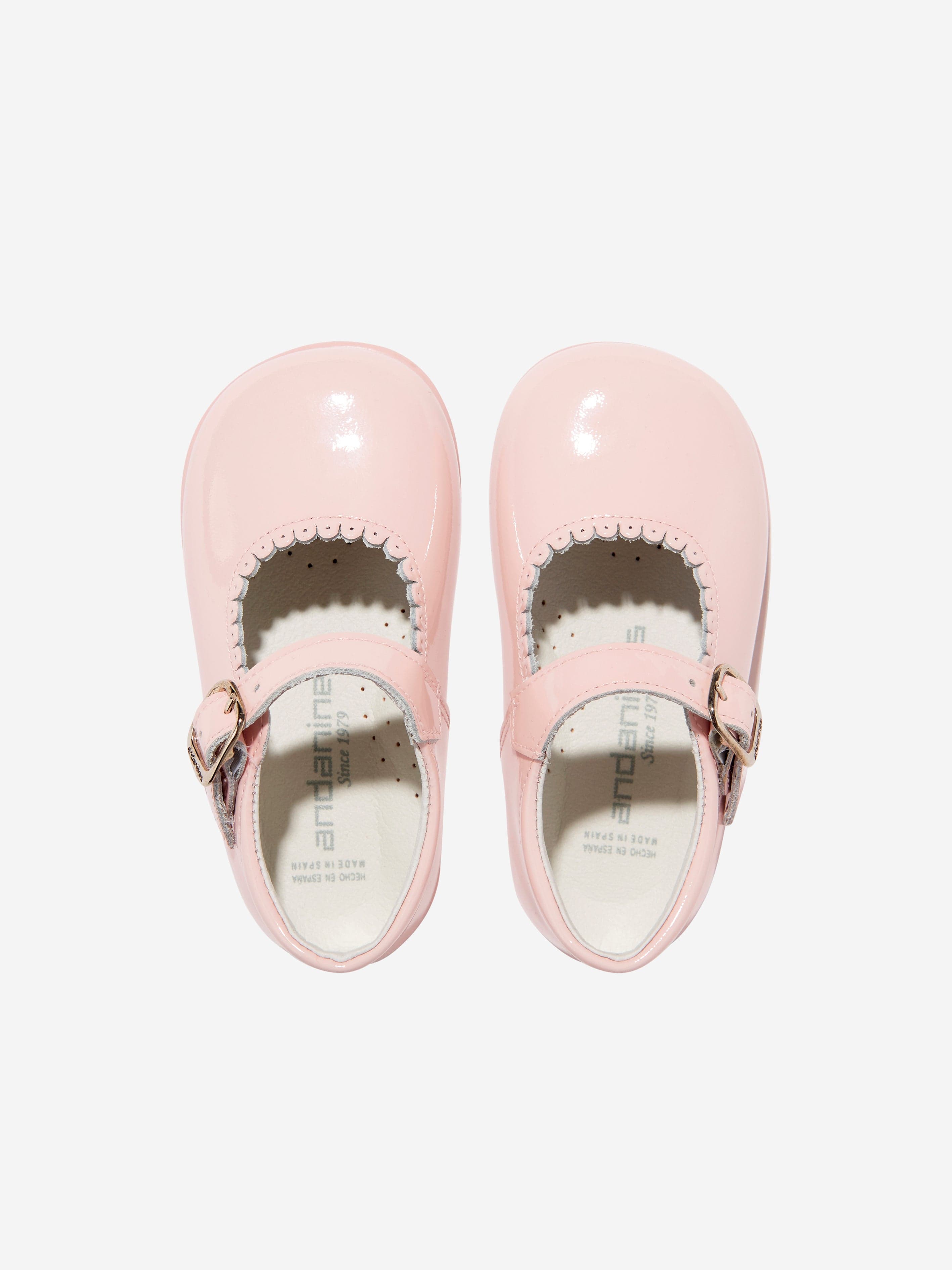 Andanines Girls Mary Jane Shoes in Pink