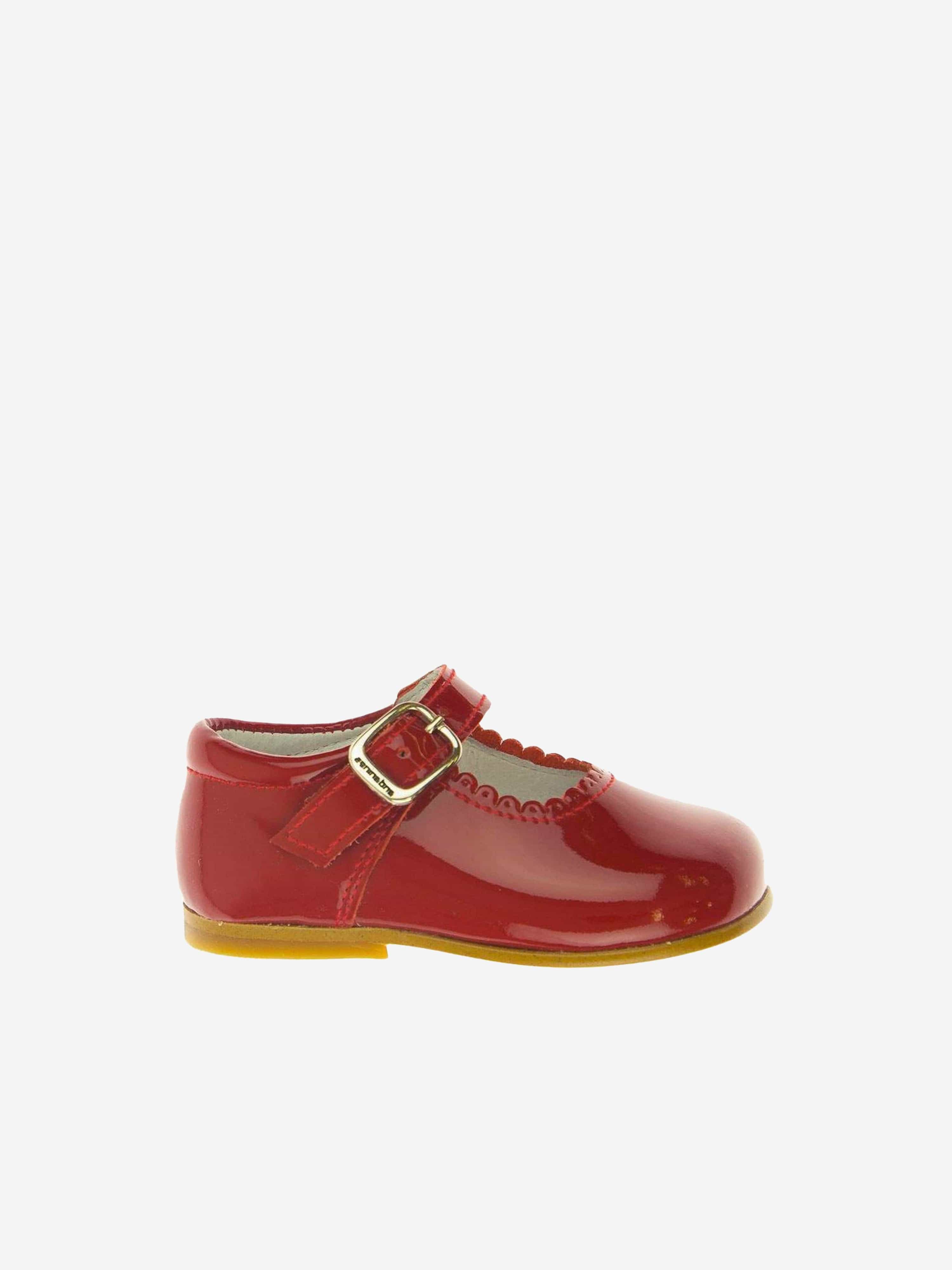 Andanines Girls Patent Leather Mary Jane Shoes