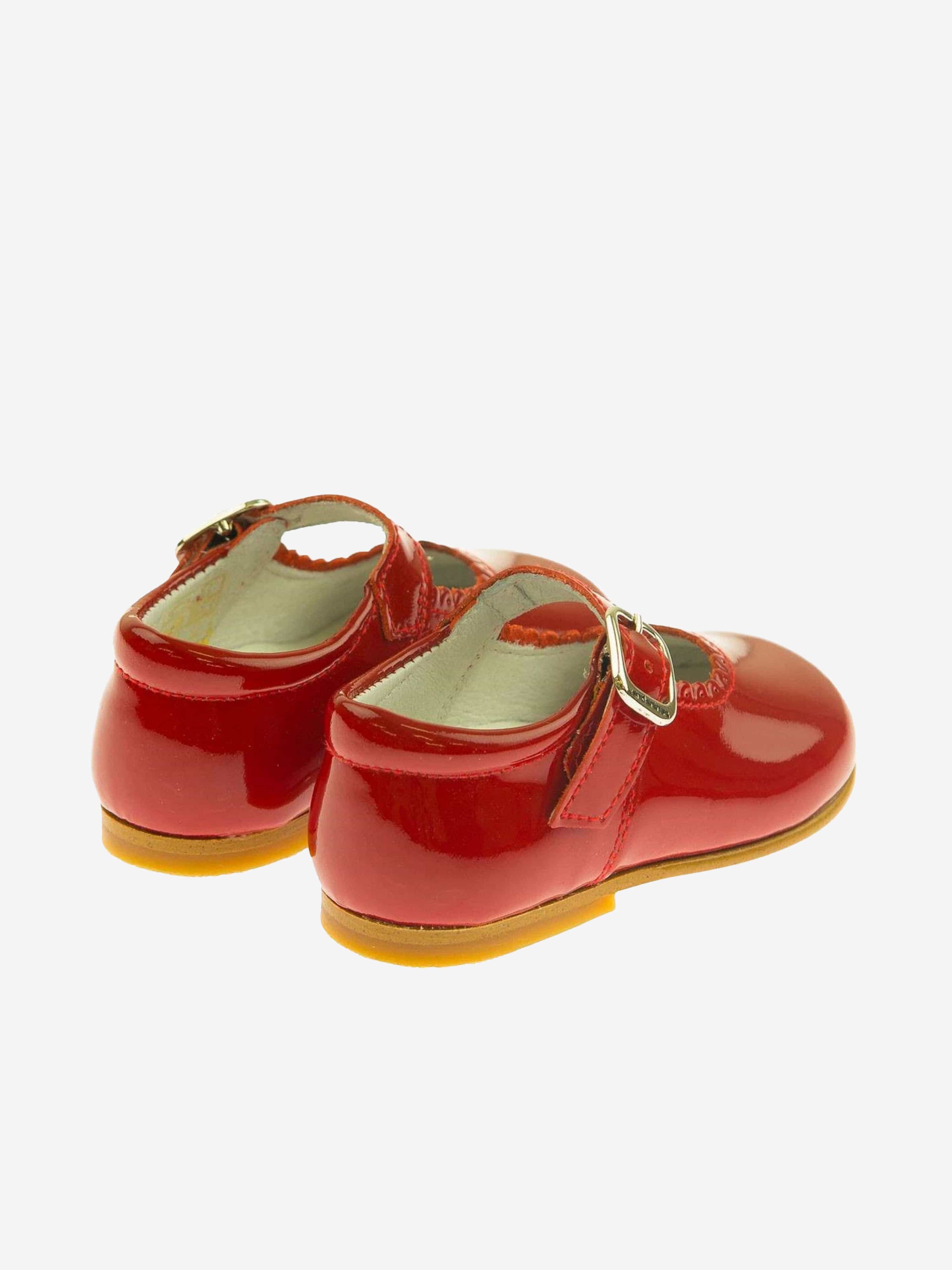 Andanines Girls Patent Leather Mary Jane Shoes