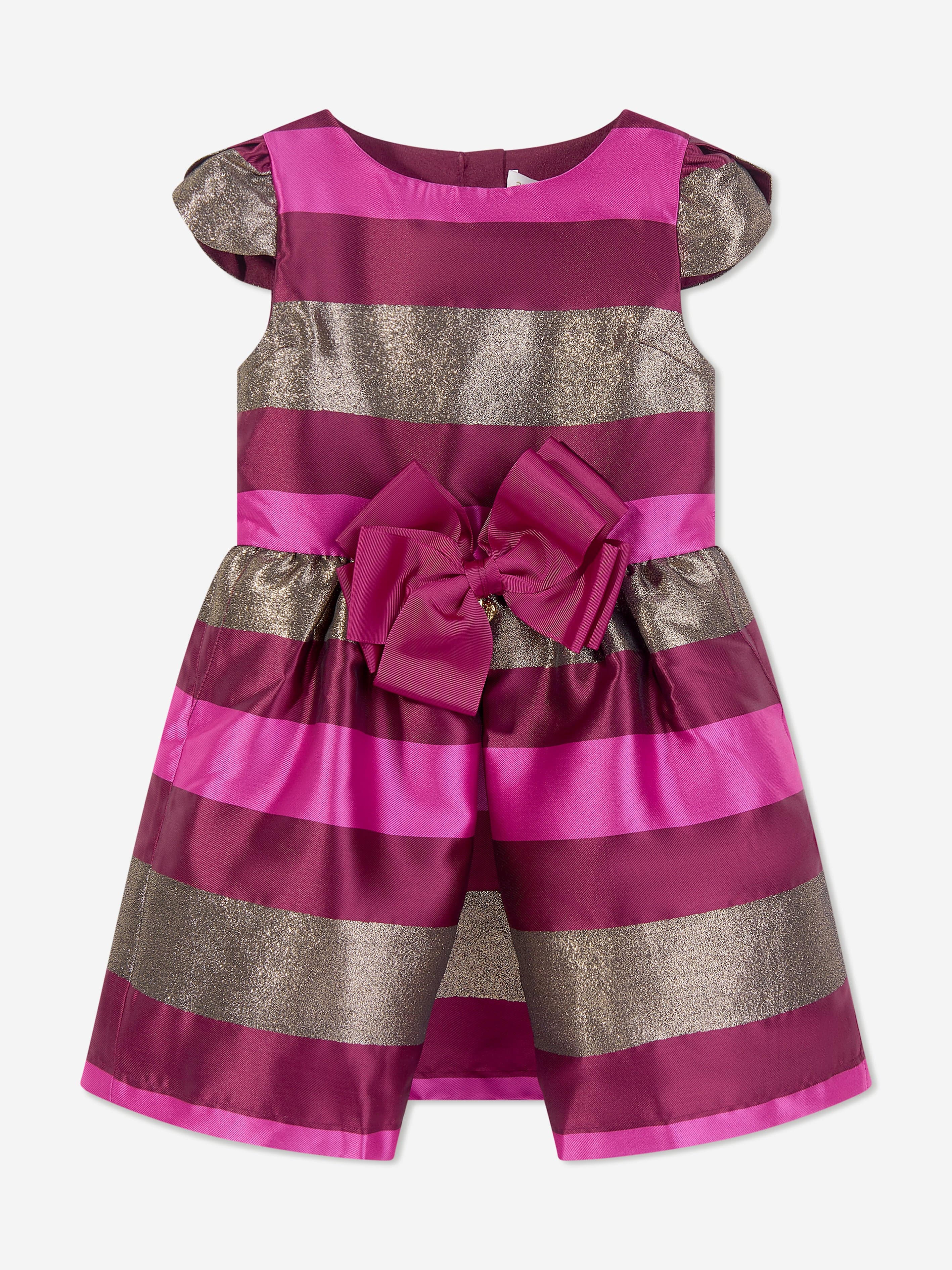 Angels Face Girls Desiree Striped Dress in Red