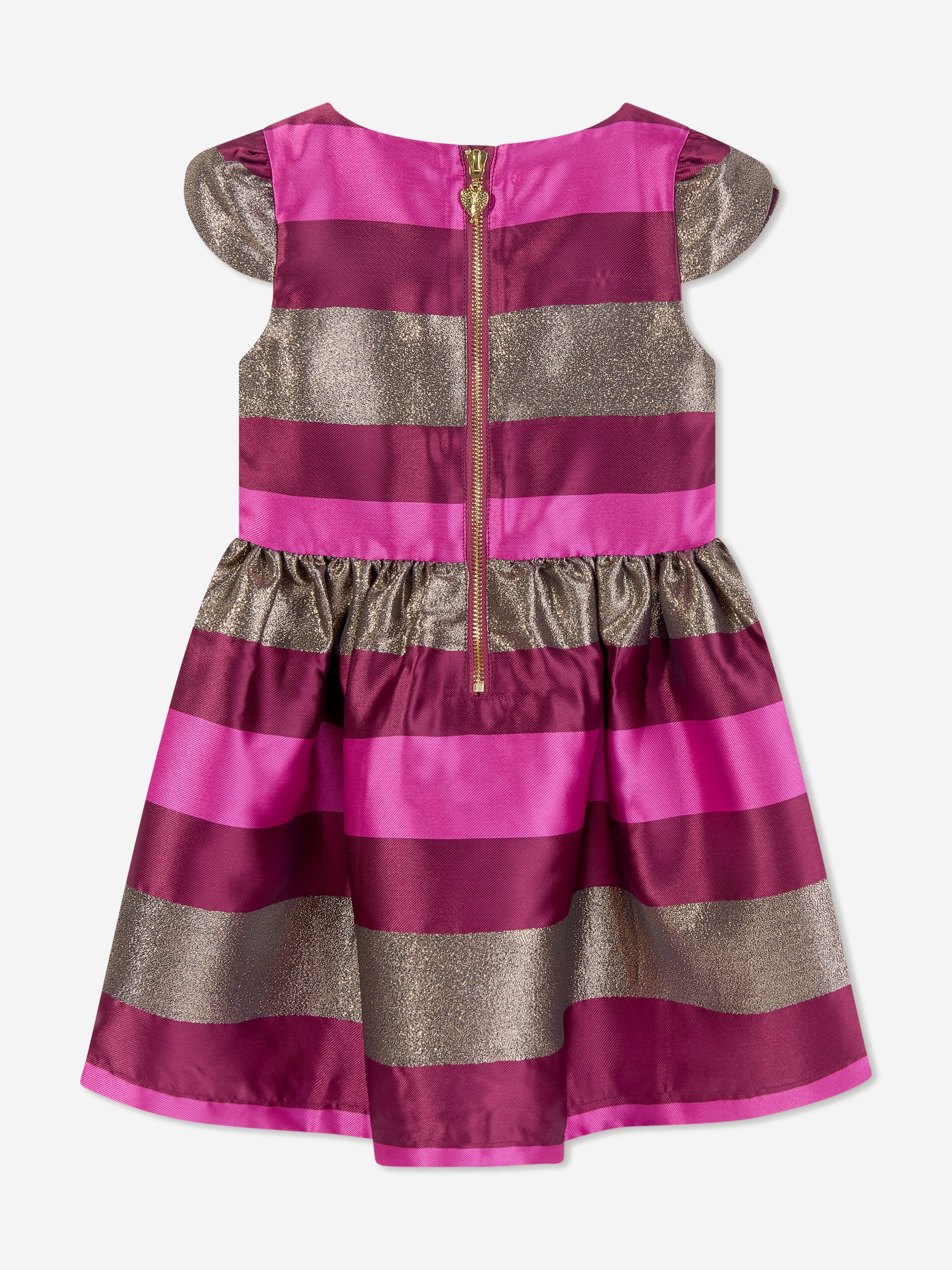 Angels Face Girls Desiree Striped Dress in Red