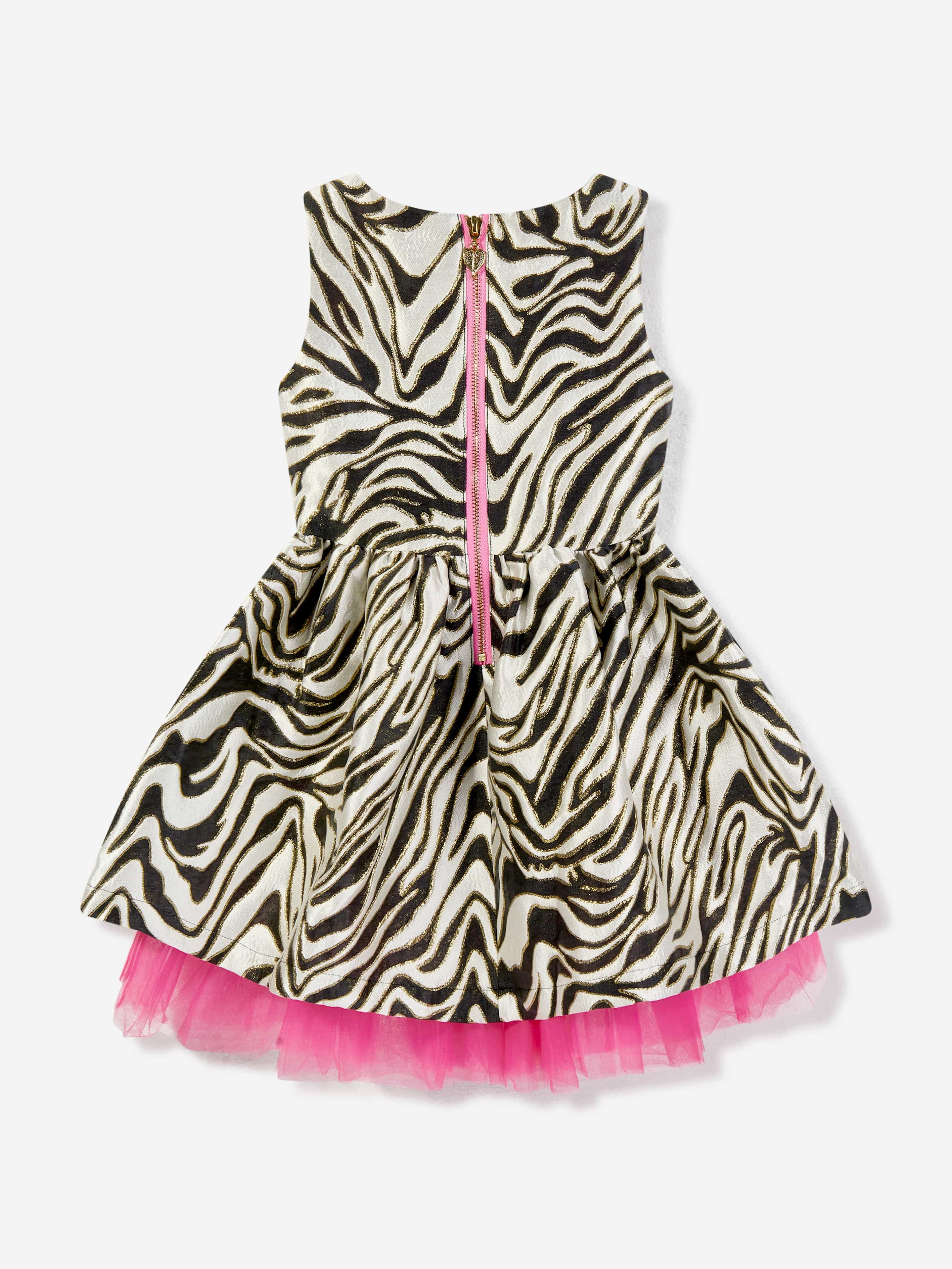 Angels Face Girls Monty Zebra Dress in Multicolour