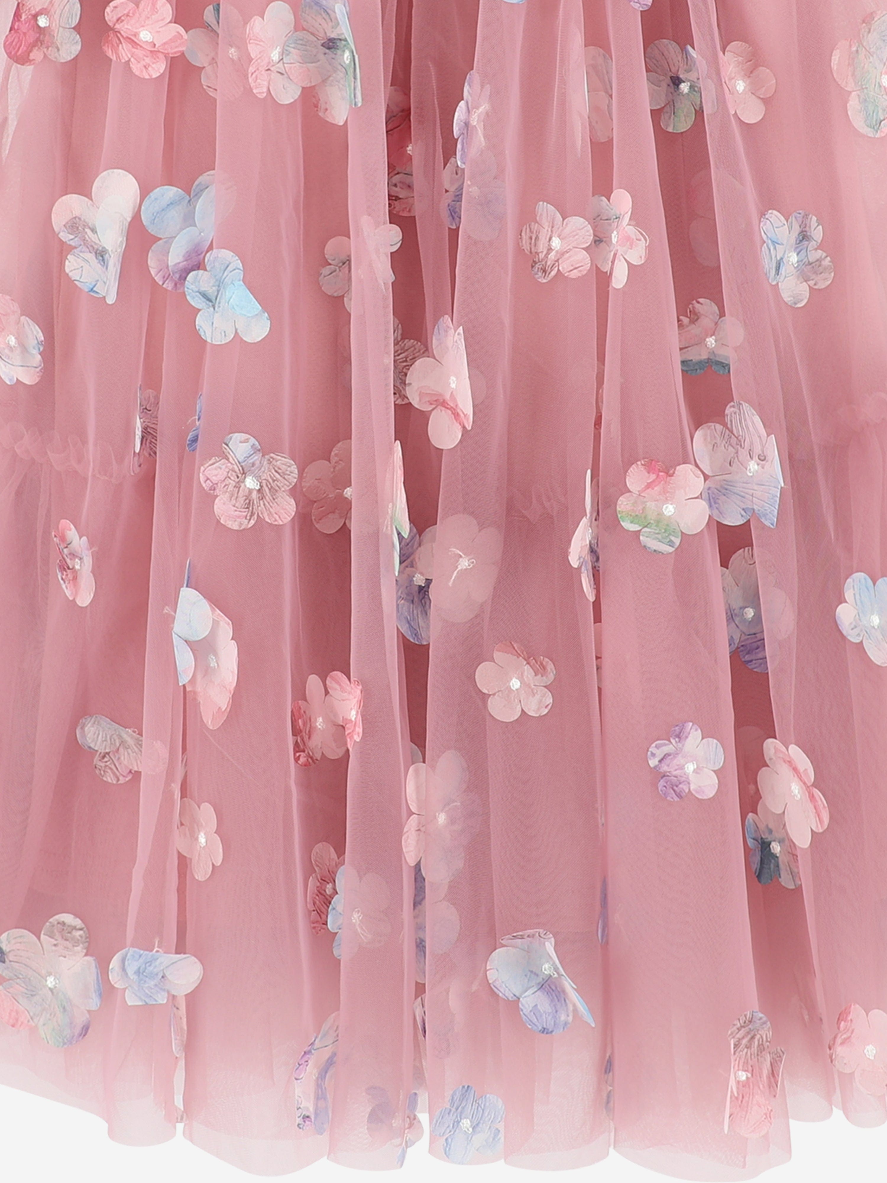 Angels Face Girls Marlowe Petal Tulle Dress in Pink