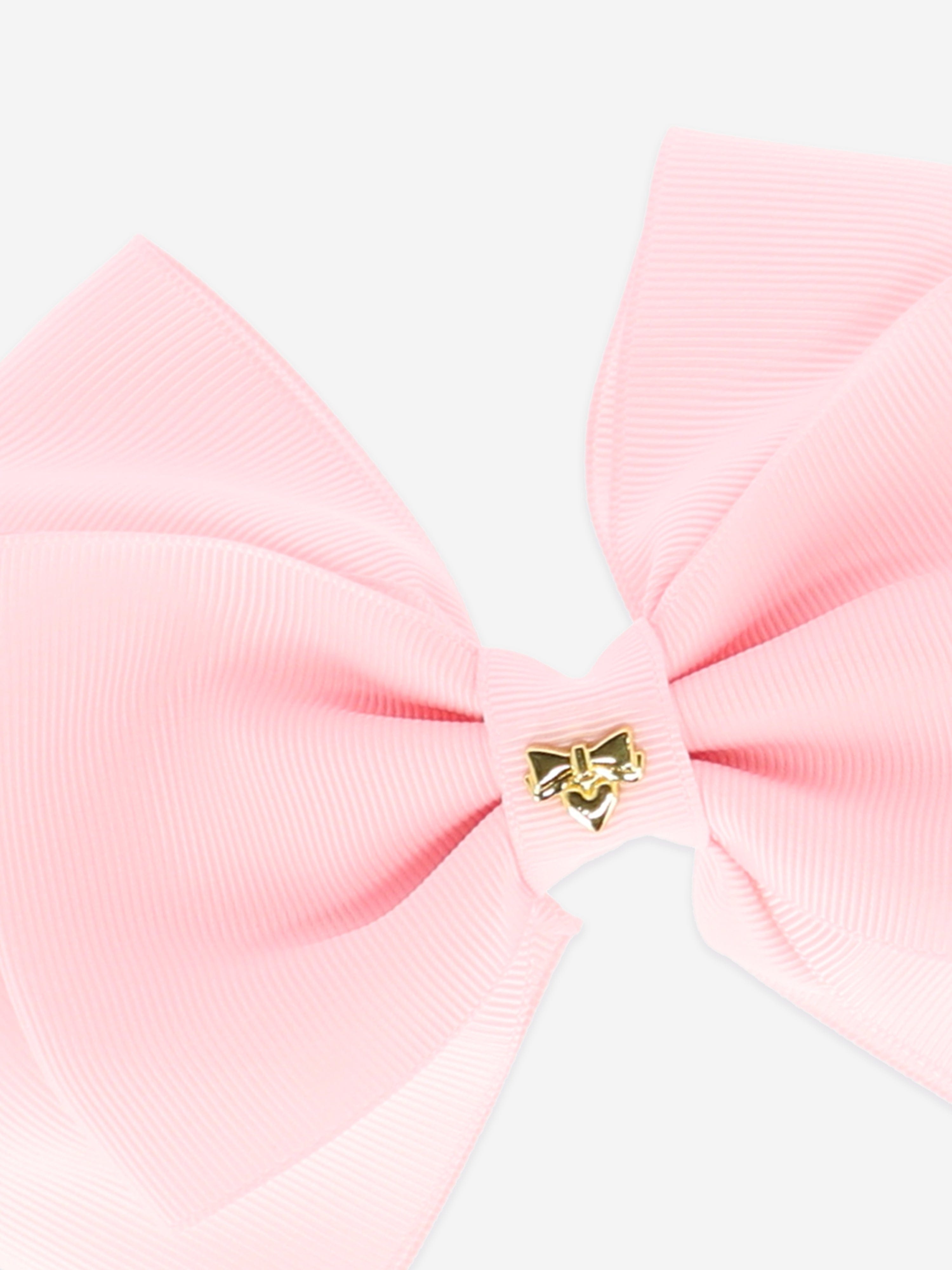 Angels Face Girls Mega Bow Hair Clip in Pink