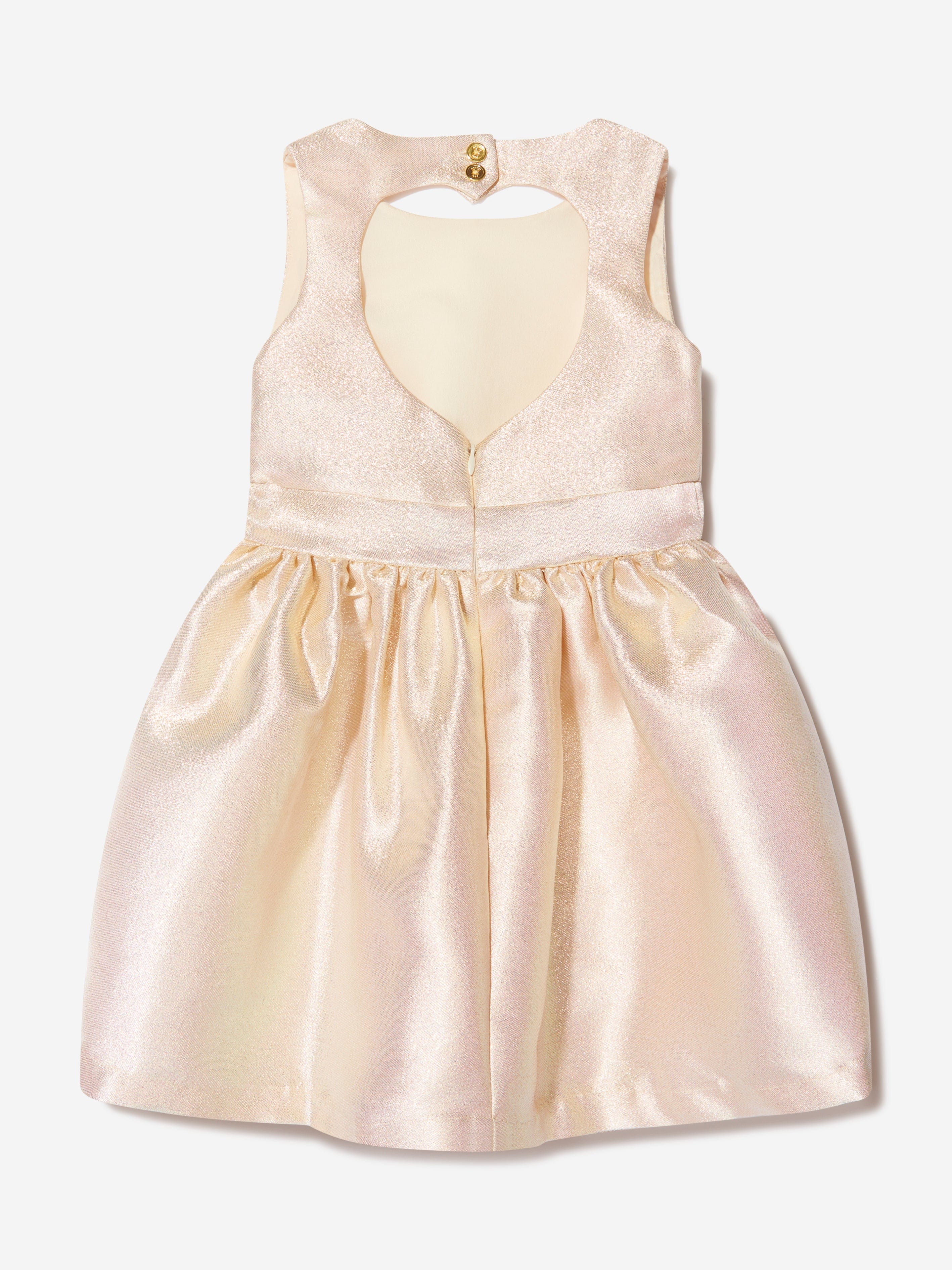 Angels Face Girls Sydney Sparkle Dress in Gold