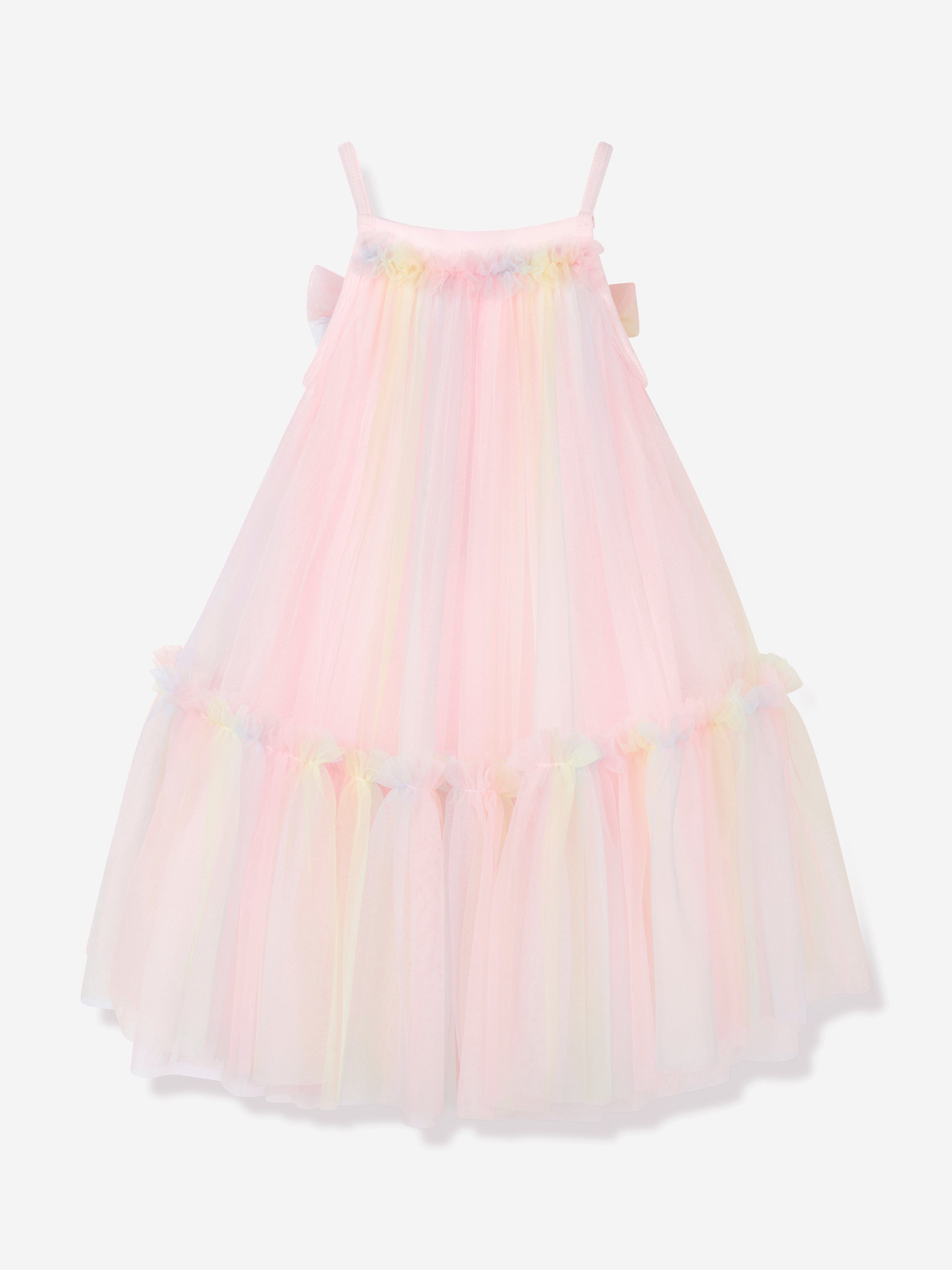 Girls Rosheen Tulle Dress in Pink