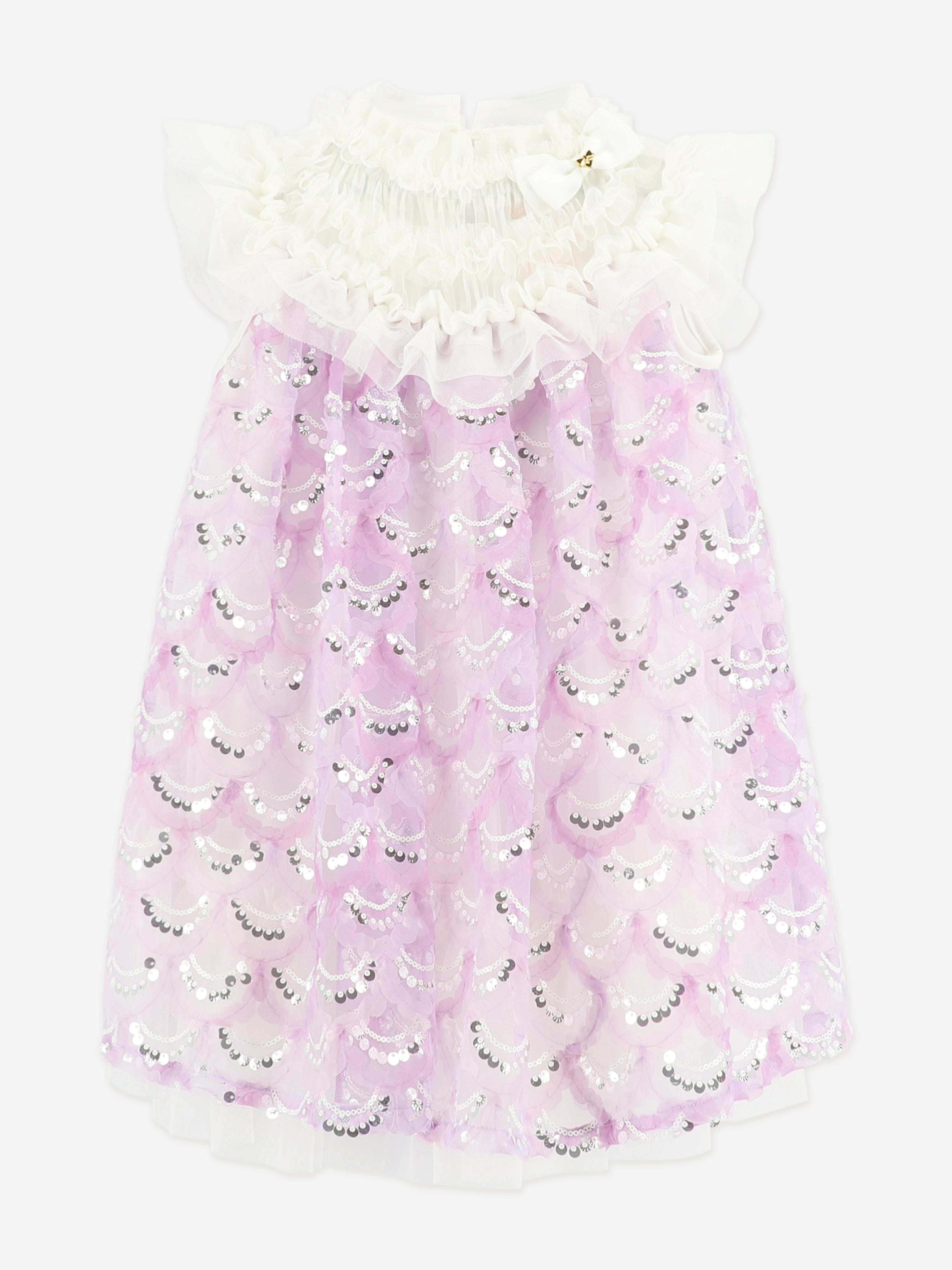Angels Face Girls Dominique Sequin Dress in Purple