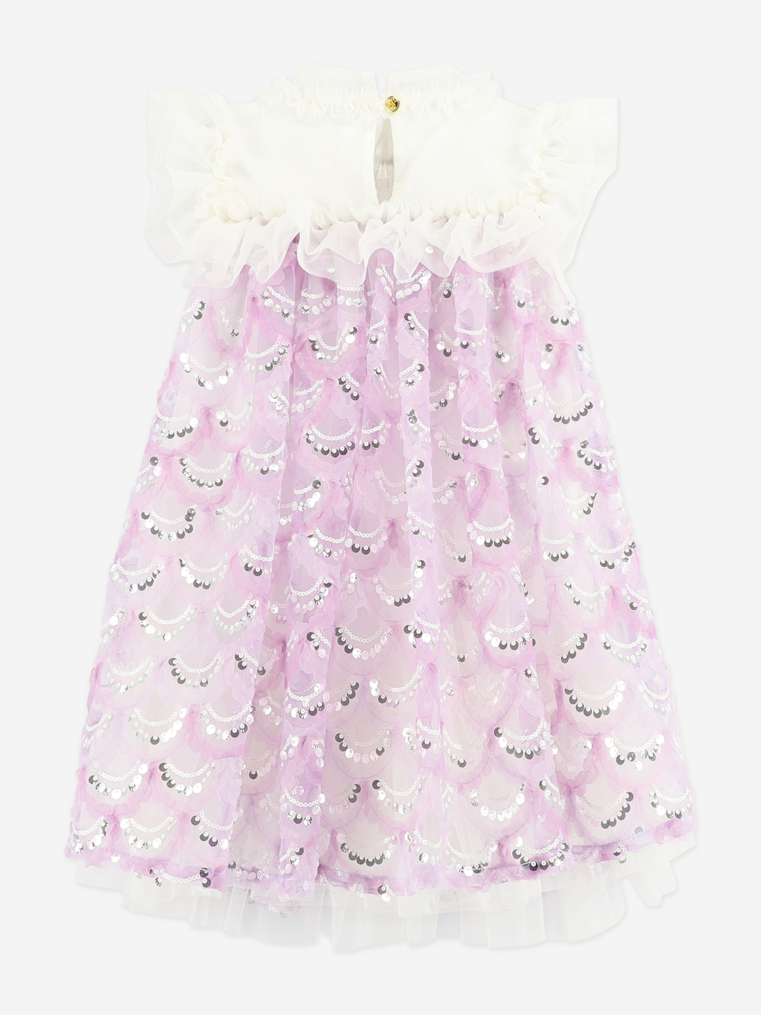 Angels Face Girls Dominique Sequin Dress in Purple