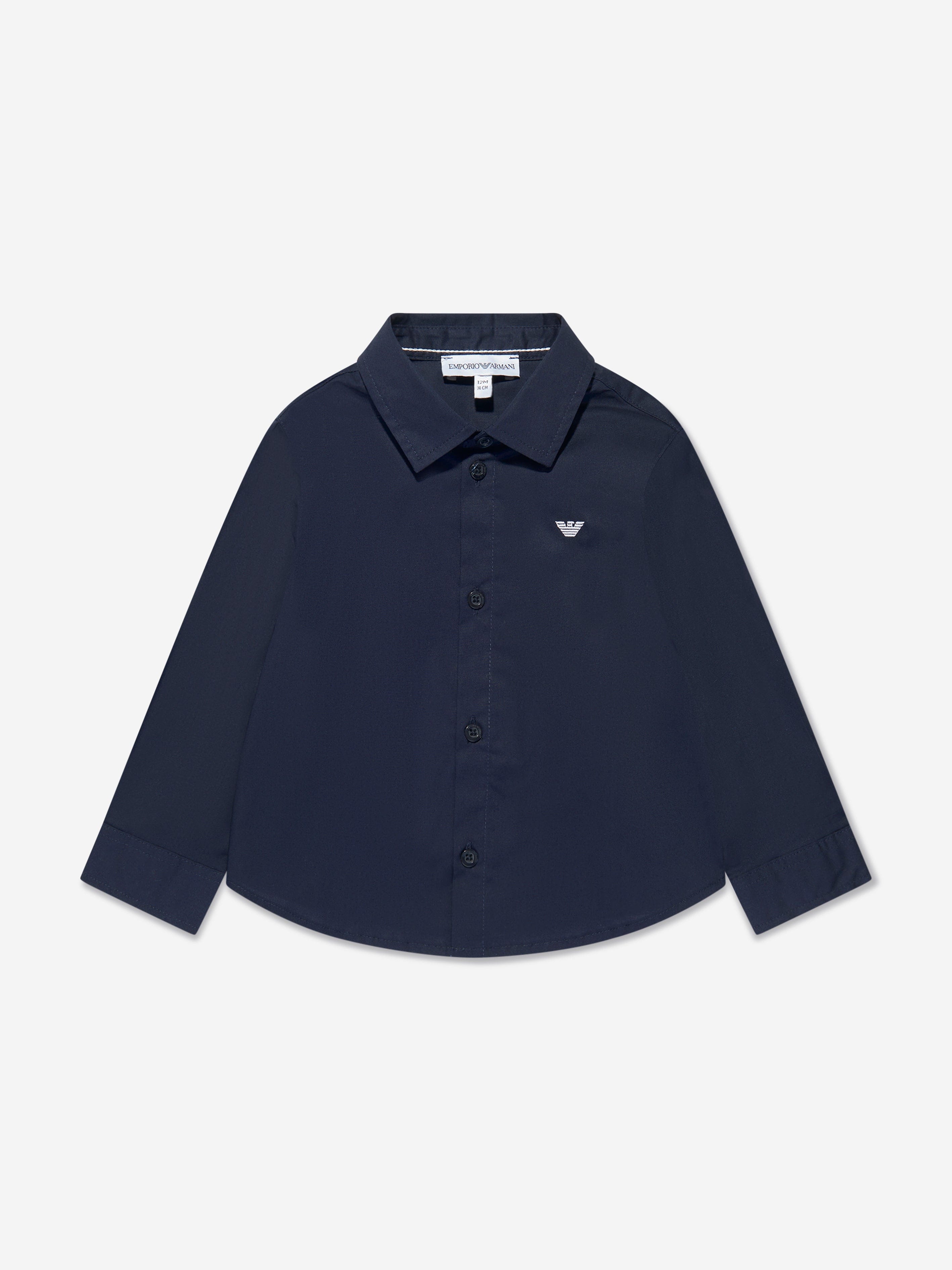 Emporio Armani Baby Boys Cotton Shirt