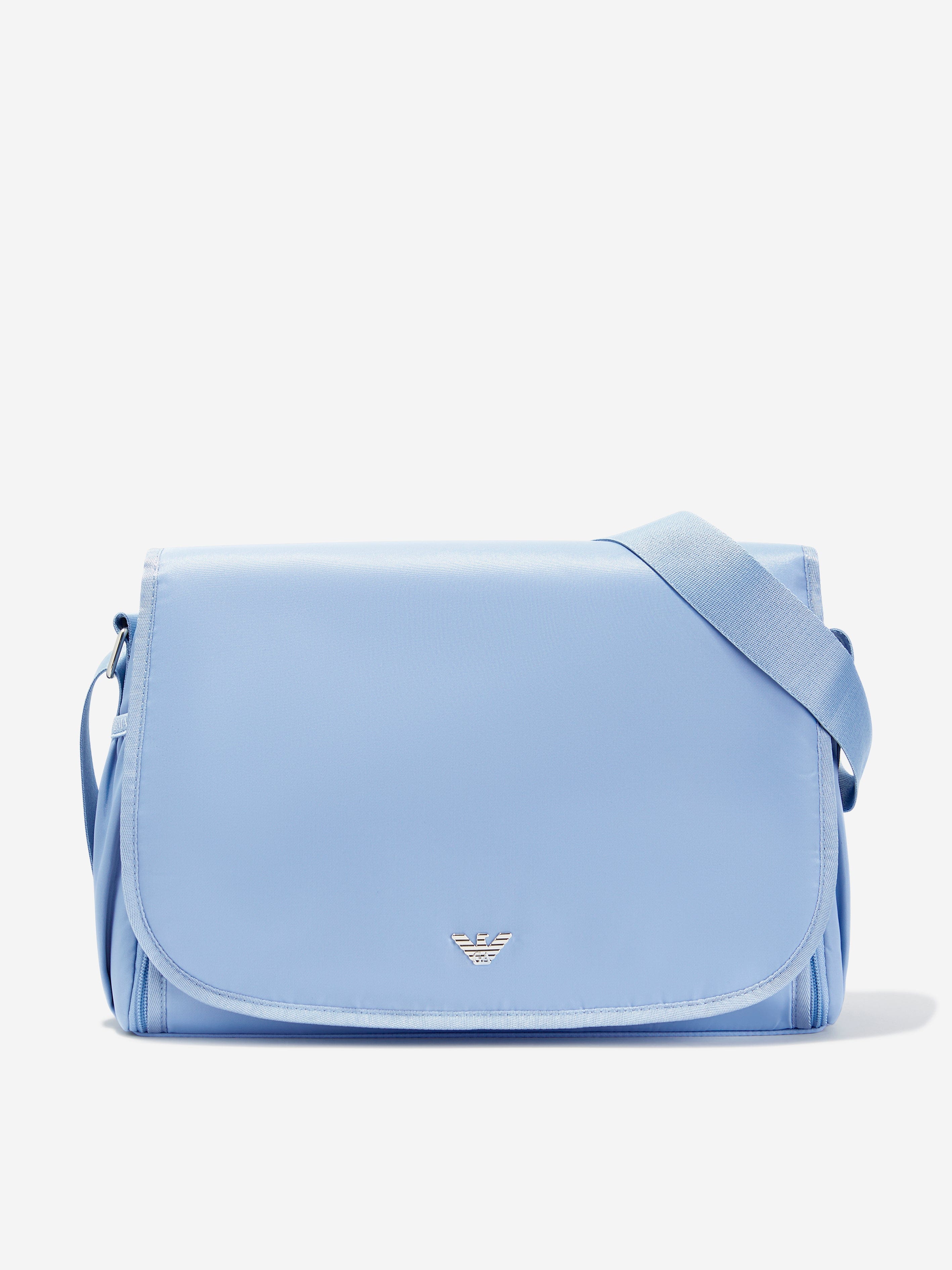 Emporio Armani Baby Logo Changing Bag in Blue (36cm)