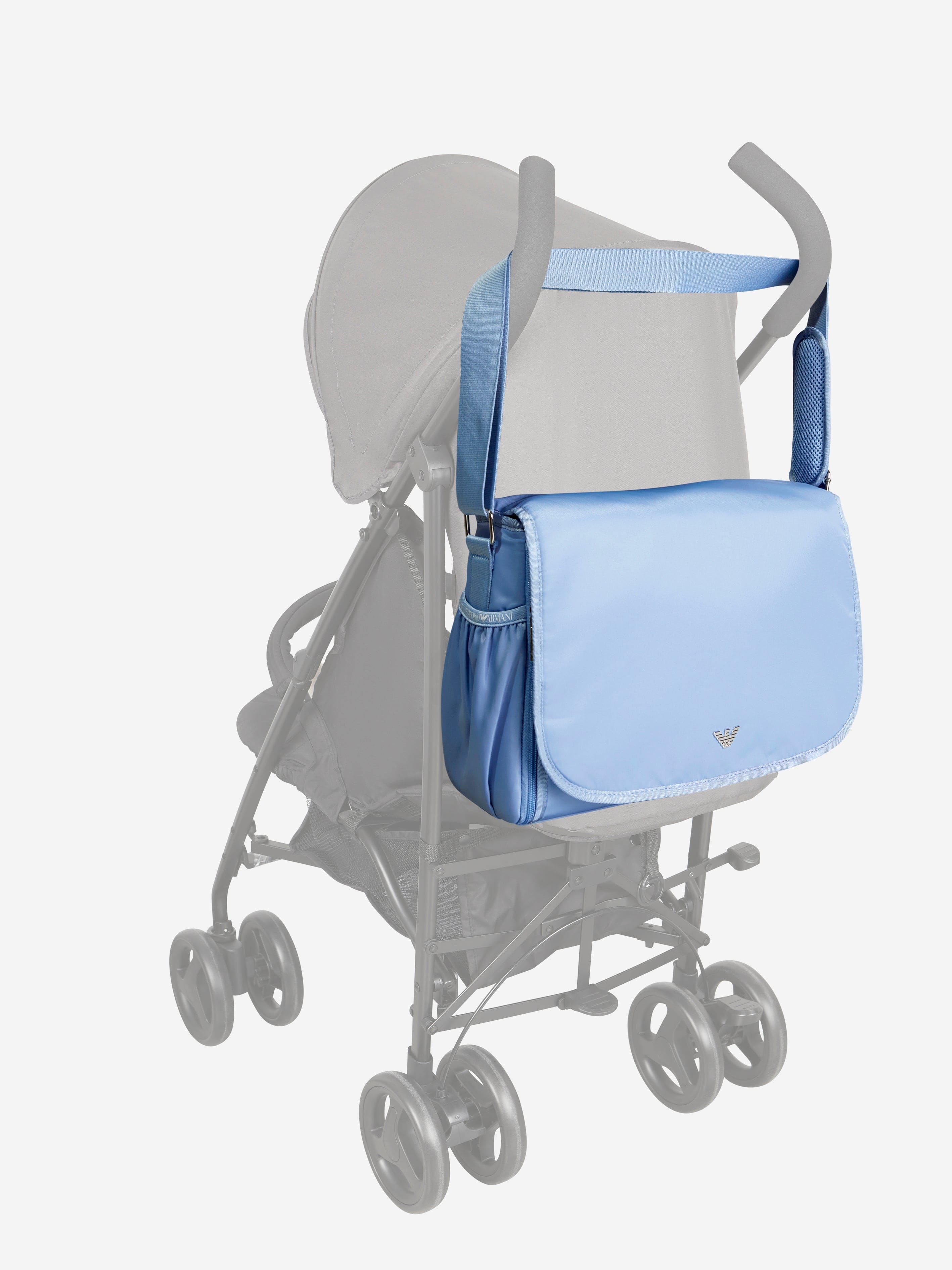 Emporio Armani Baby Logo Changing Bag in Blue (36cm)