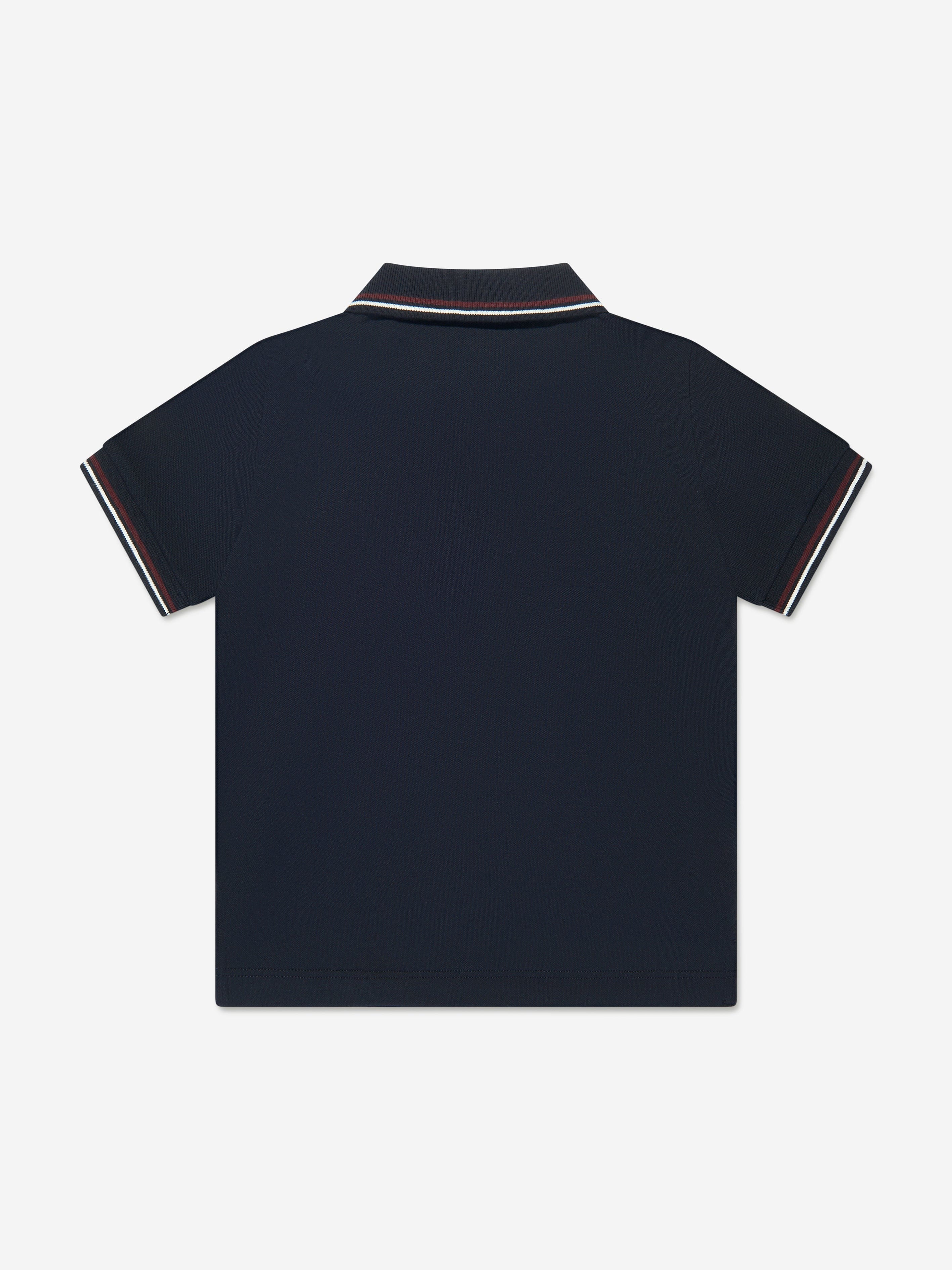 Emporio Armani Baby Boys Logo Polo Shirt in Navy