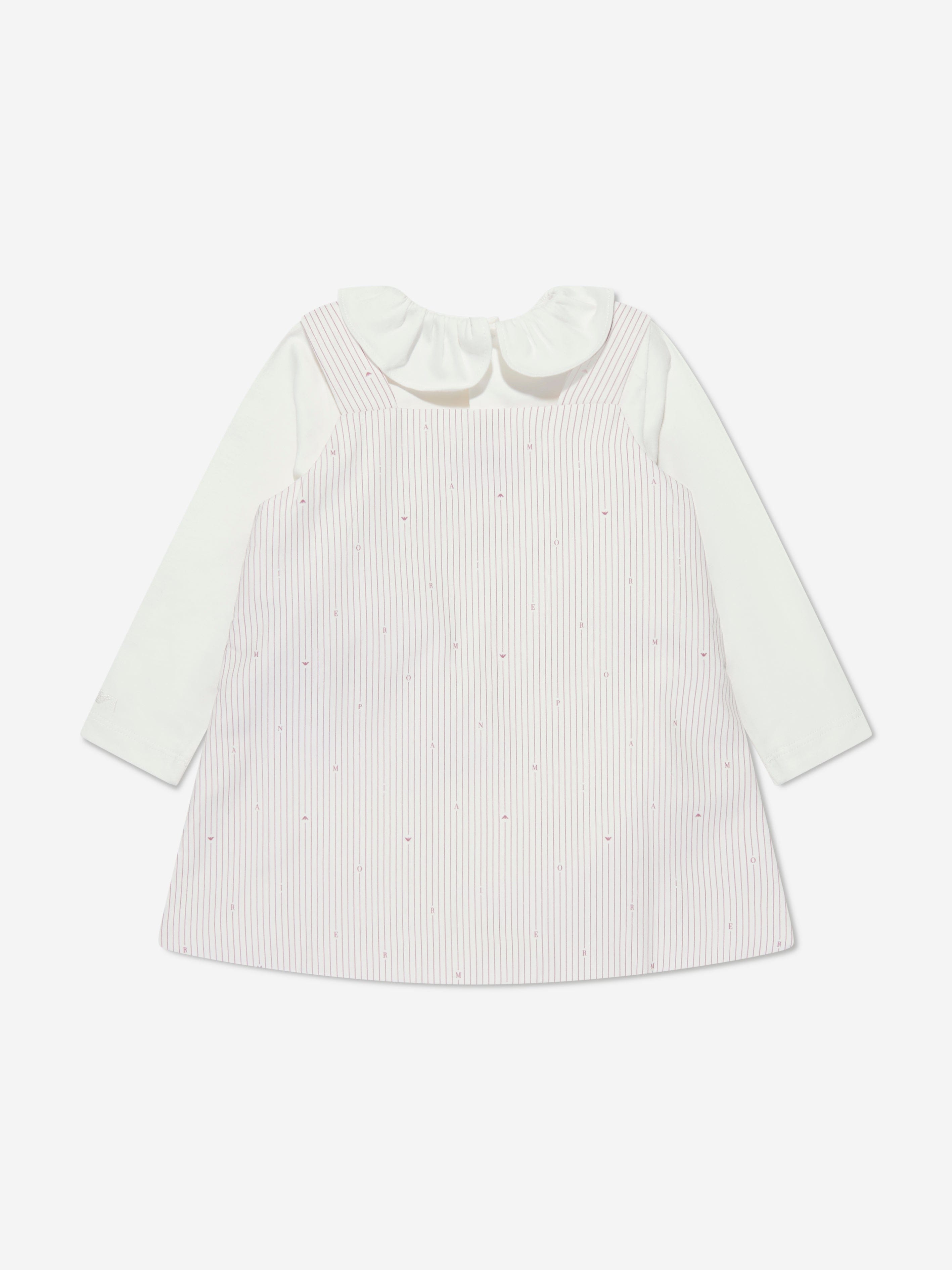 Emporio Armani Baby Girls Dress And Bodysuit Set