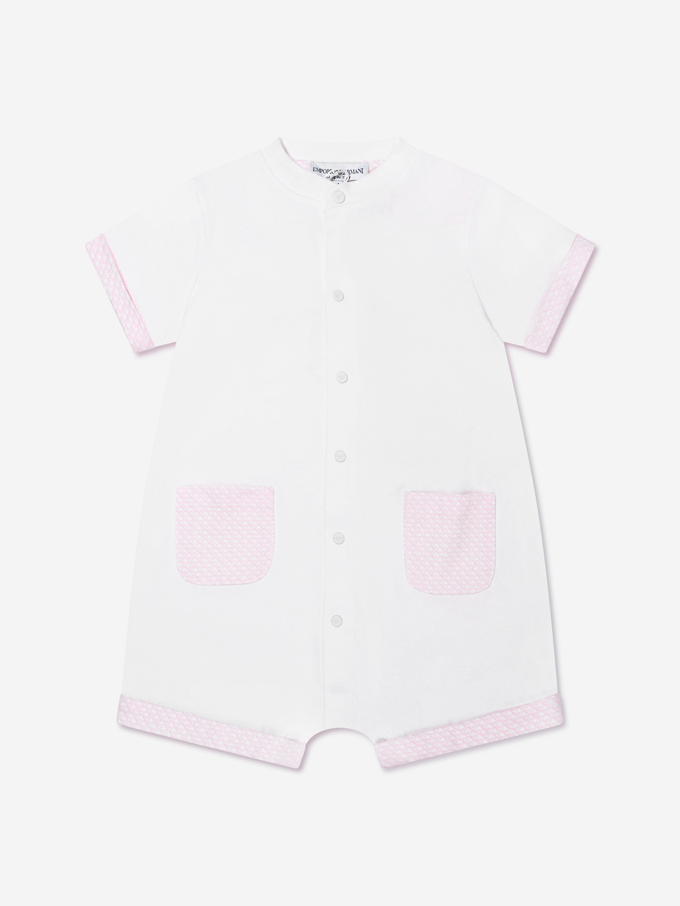 Emporio Armani Baby Girls Romper Gift Set (2 piece)