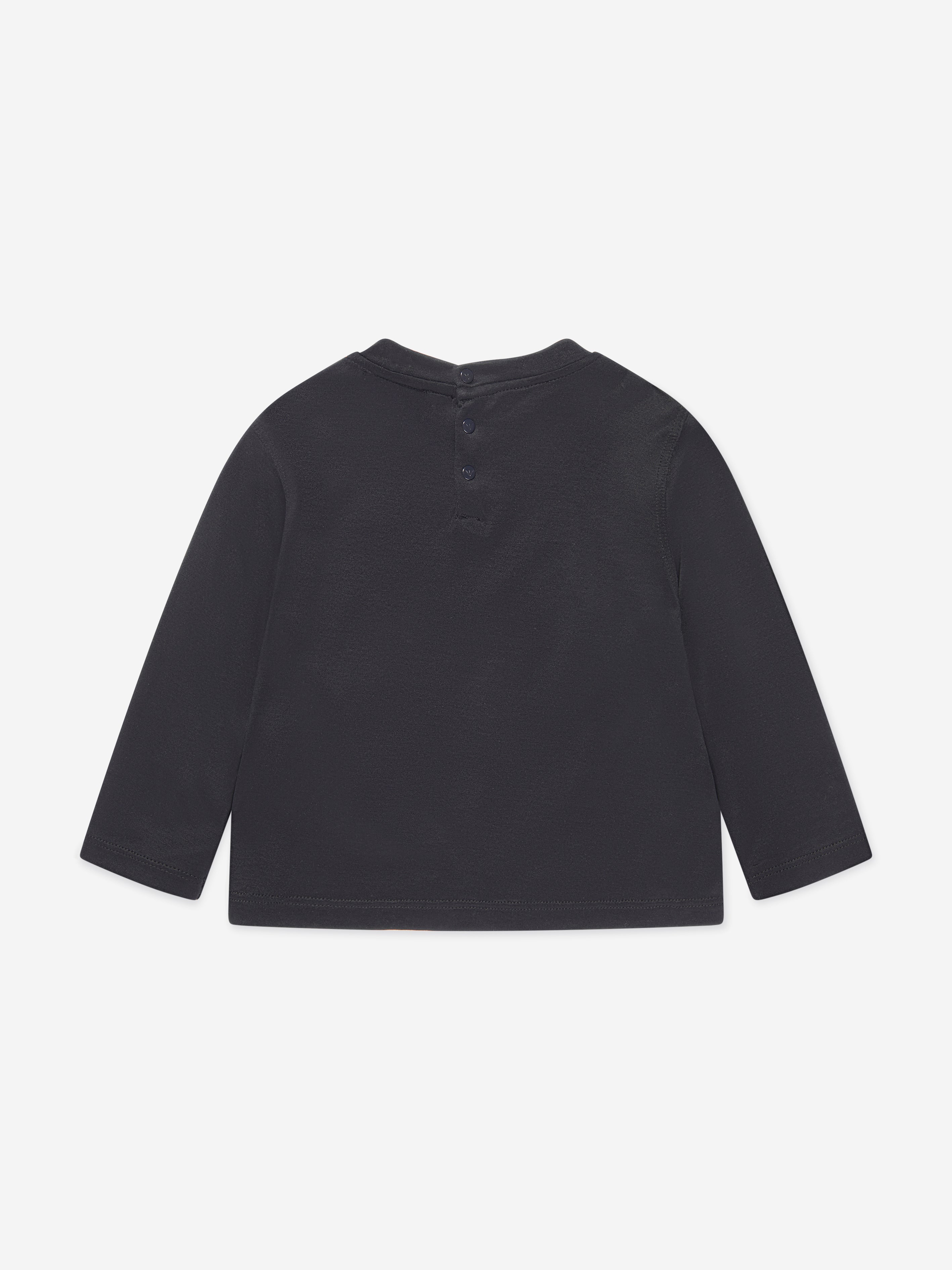 Emporio Armani Baby Boys Long Sleeve Logo T-Shirt