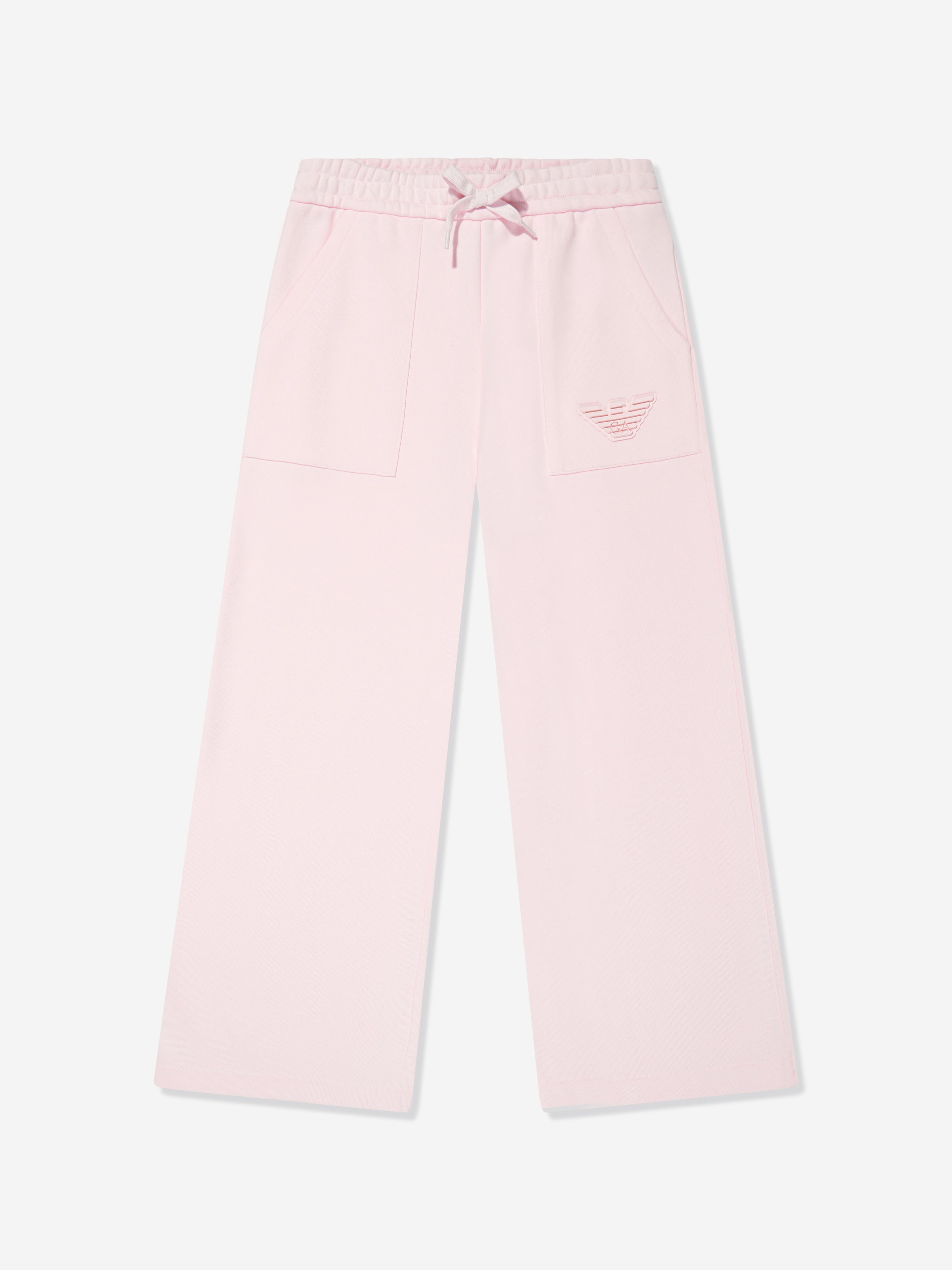 Emporio Armani Girls Logo Joggers in Pink