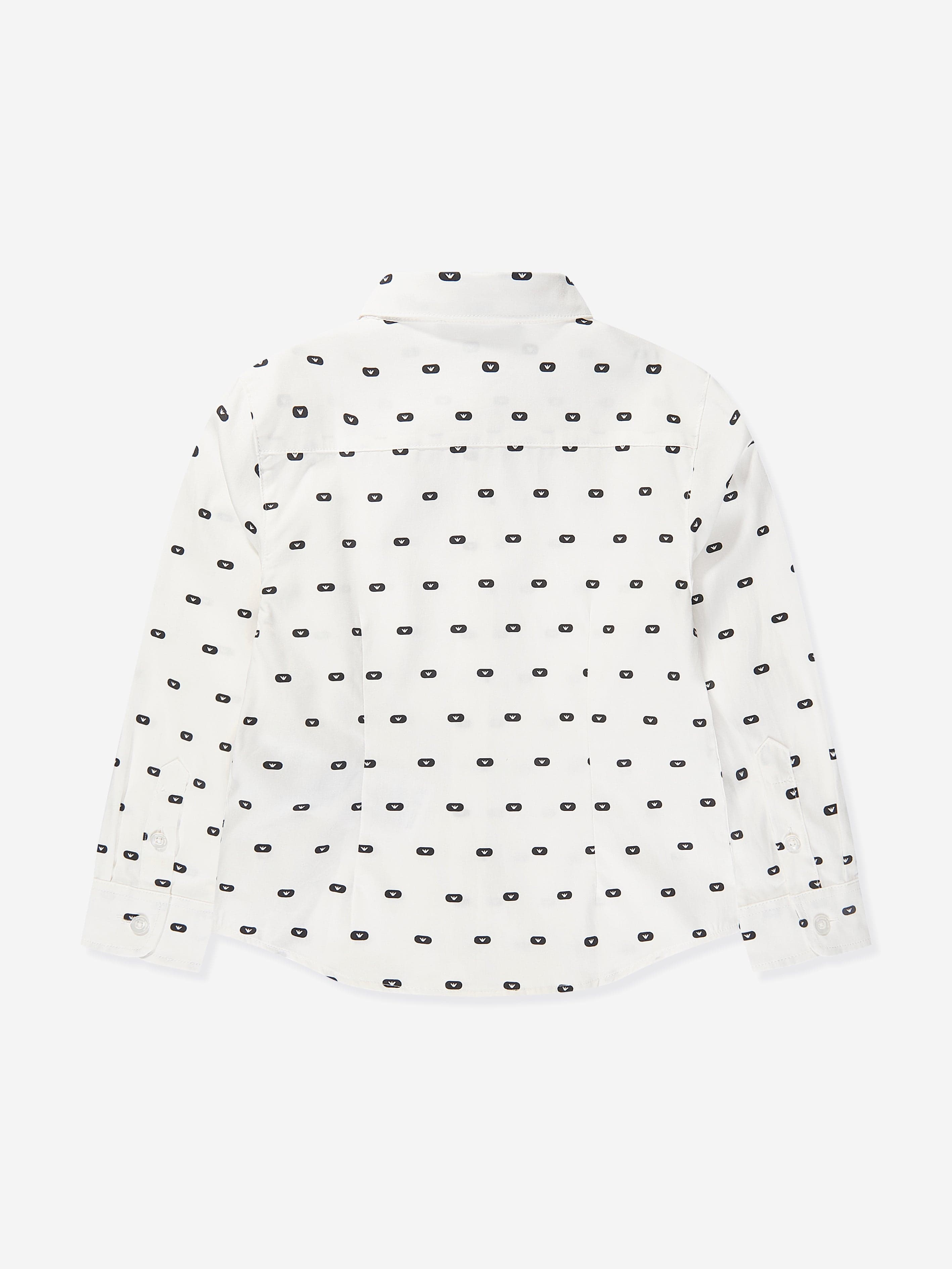 Emporio Armani Boys Logo Shirt in White