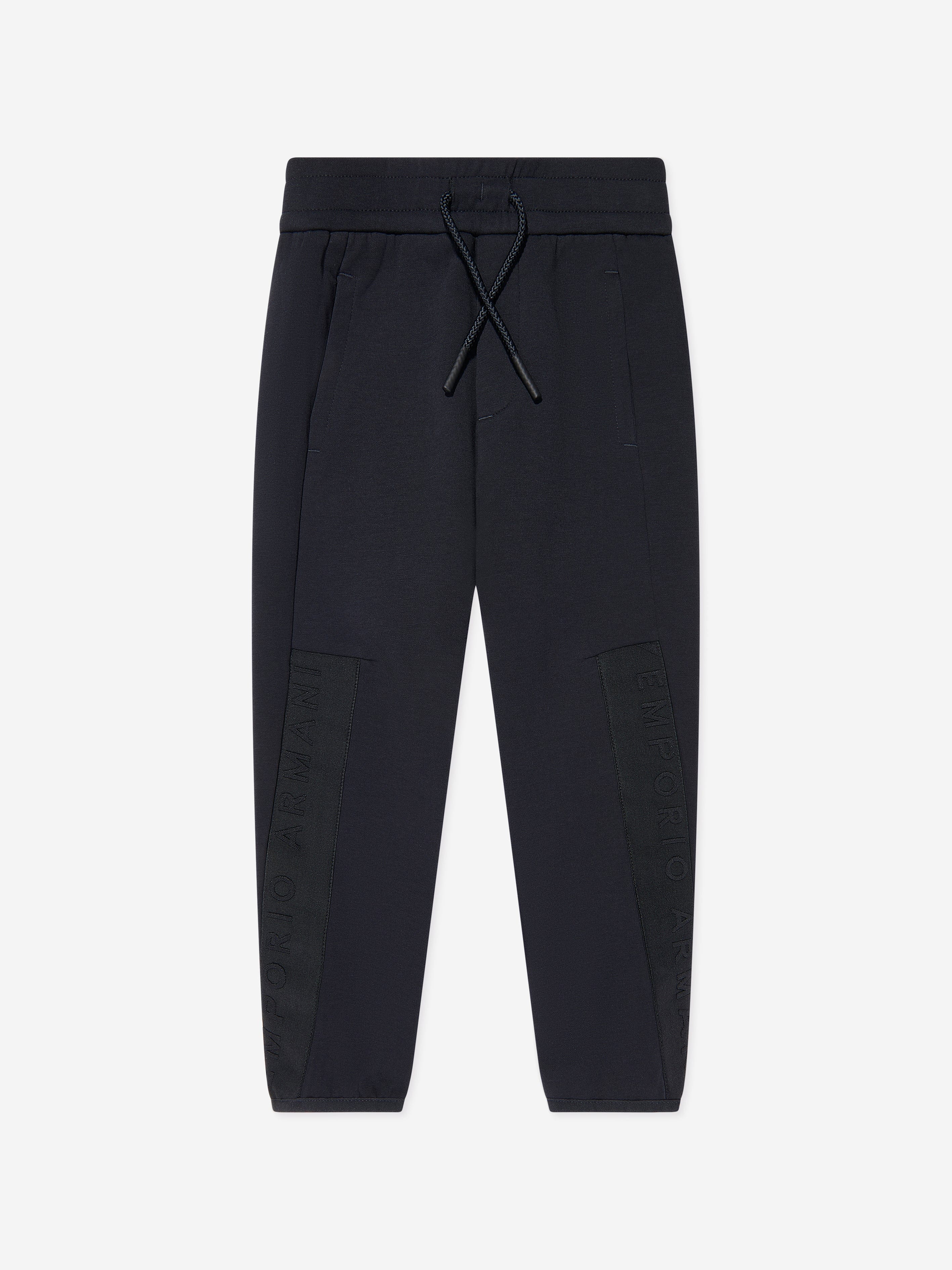 Emporio Armani Boys Logo Joggers in Navy