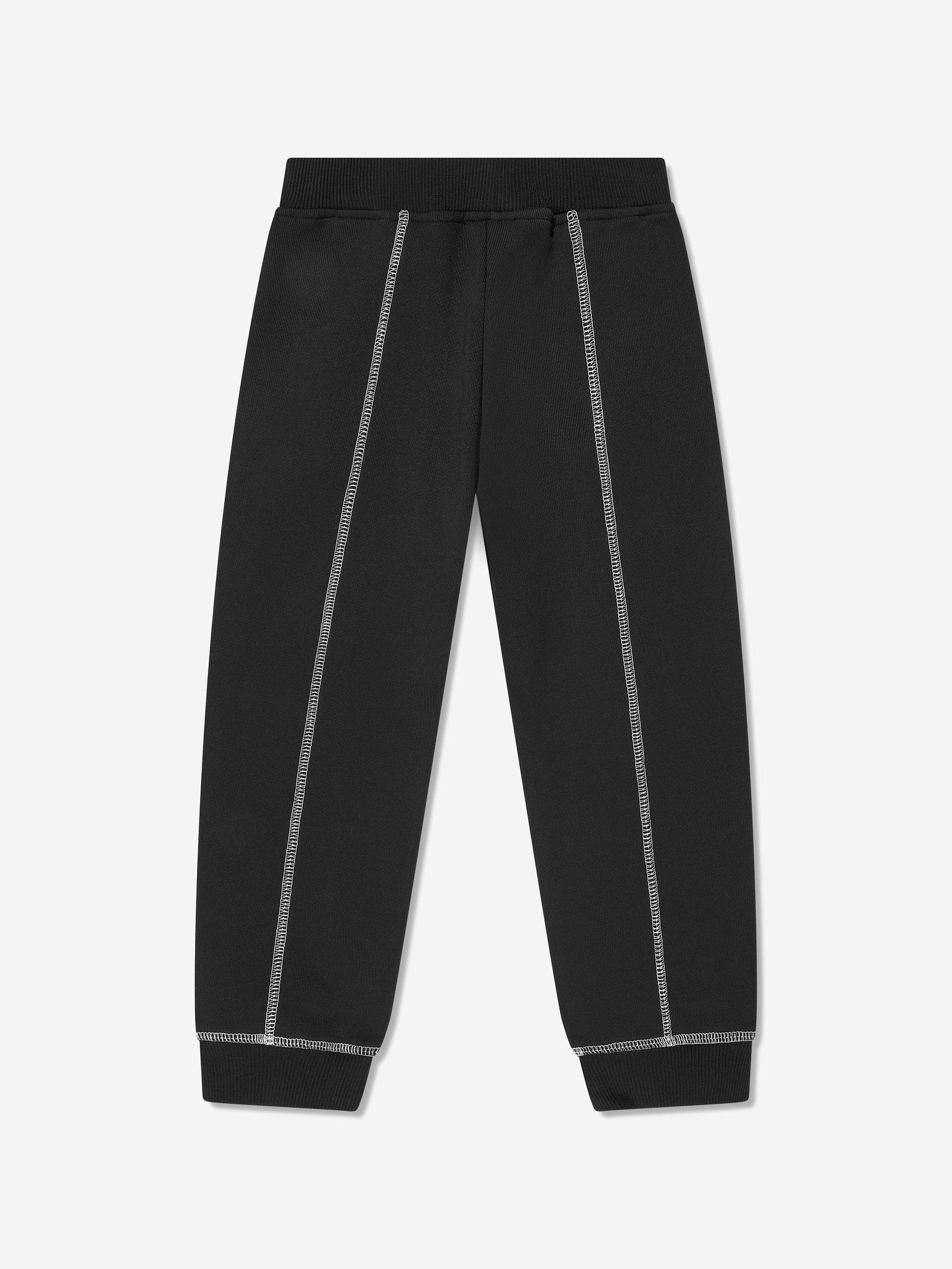 Emporio Armani Boys Logo Joggers in Black