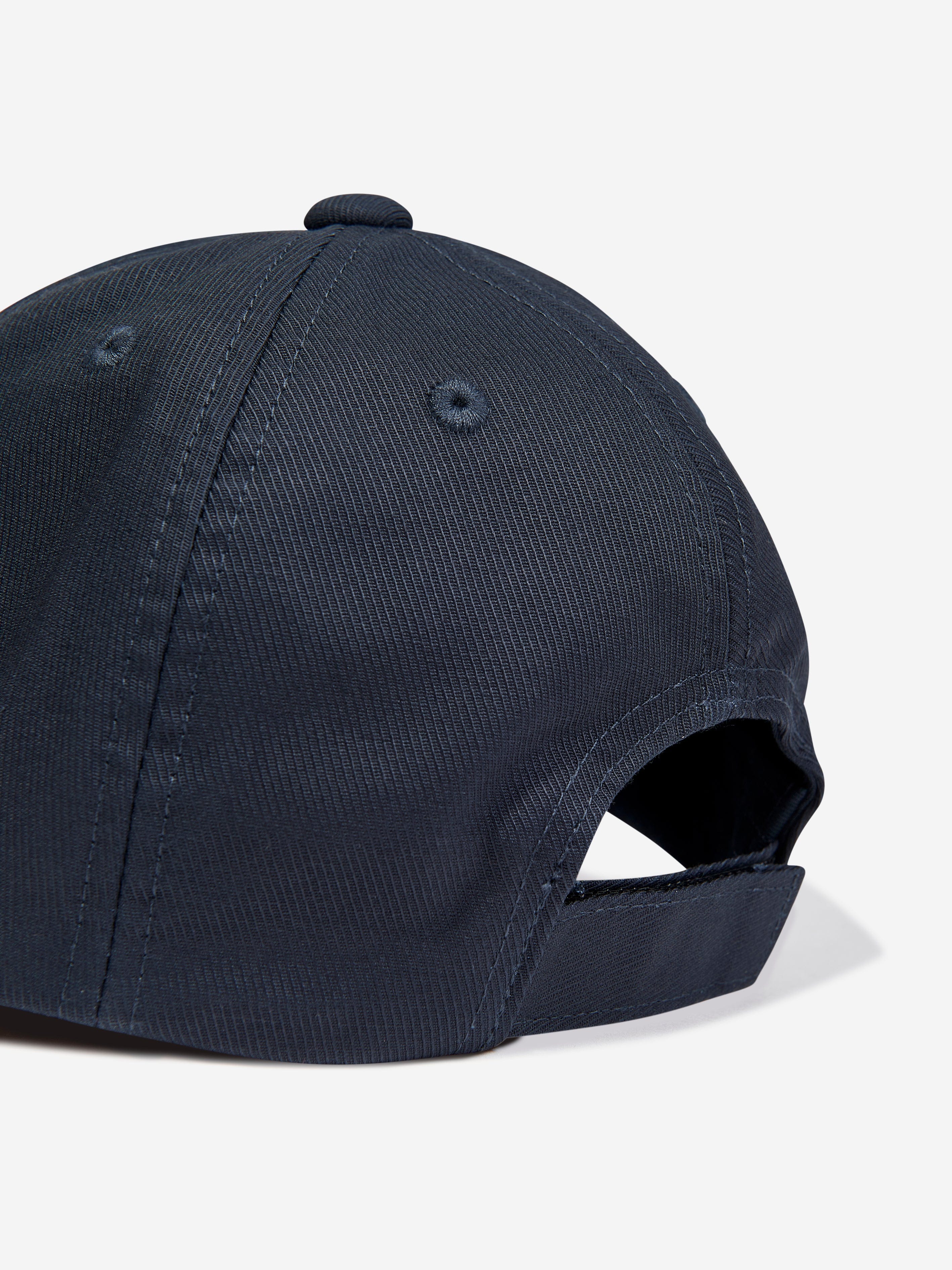 Emporio Armani Kids Logo Baseball Cap in Navy