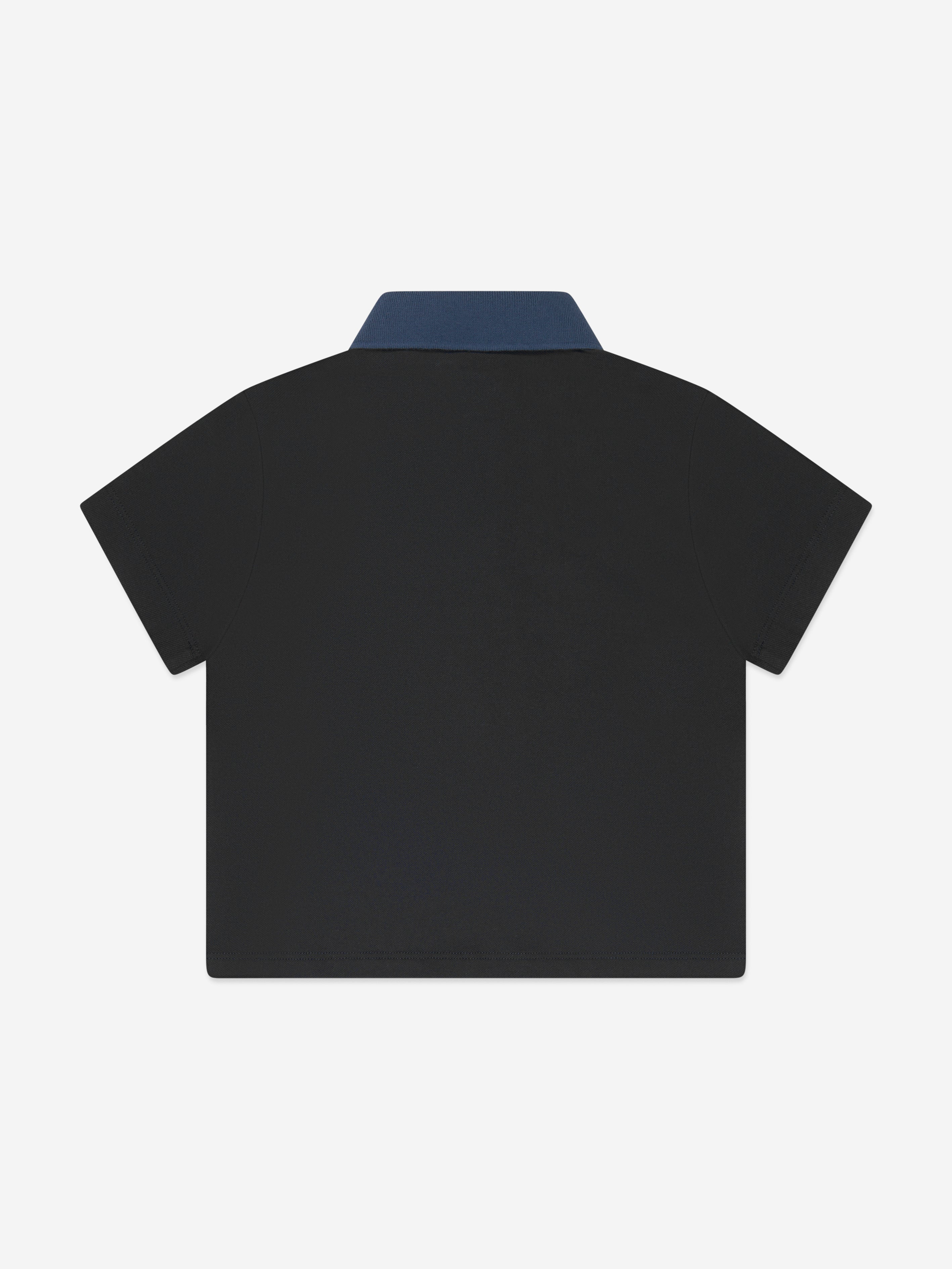 Emporio Armani Boys Logo Polo Shirt in Navy