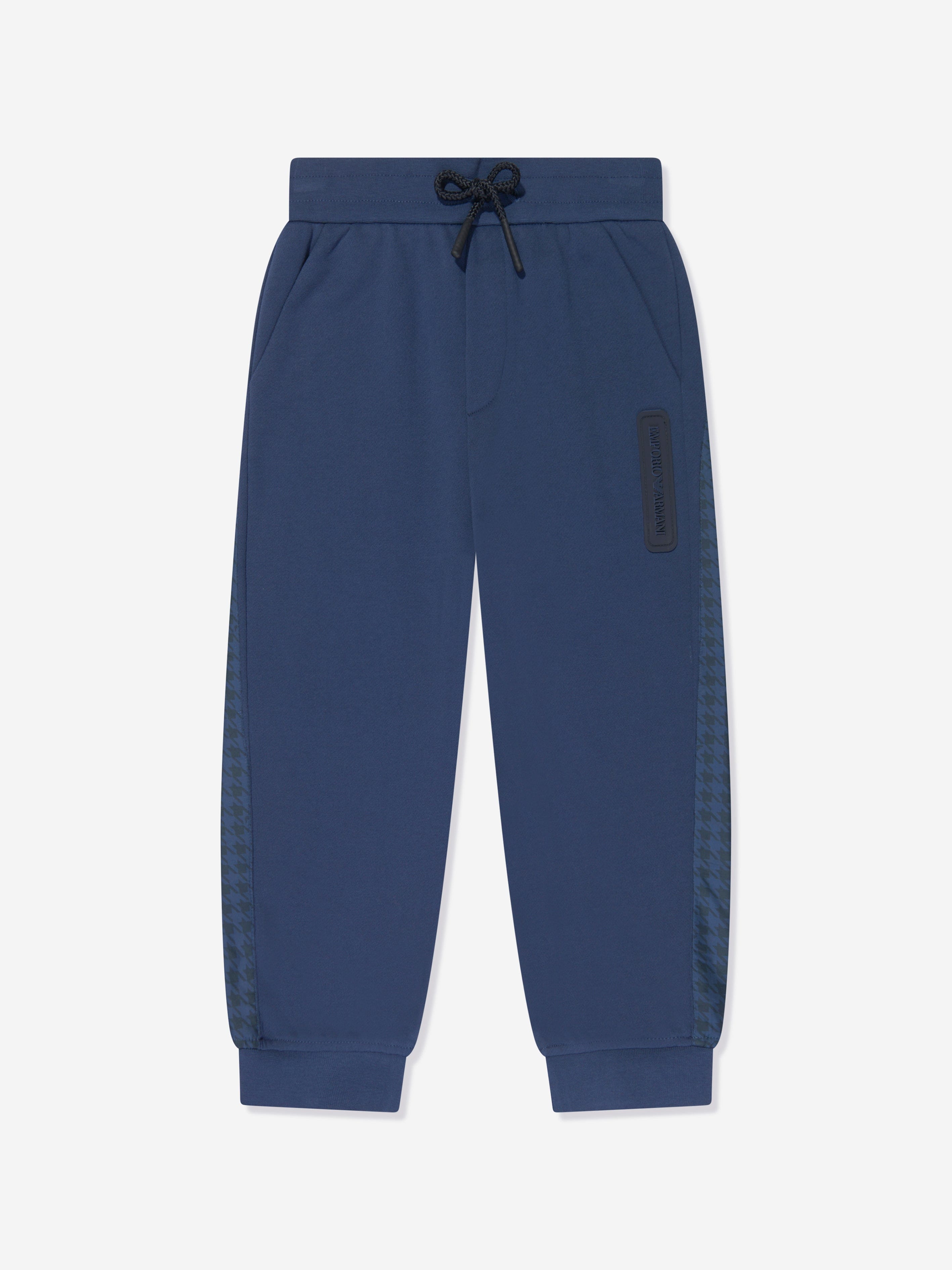 Emporio Armani Boys Logo Joggers in Blue