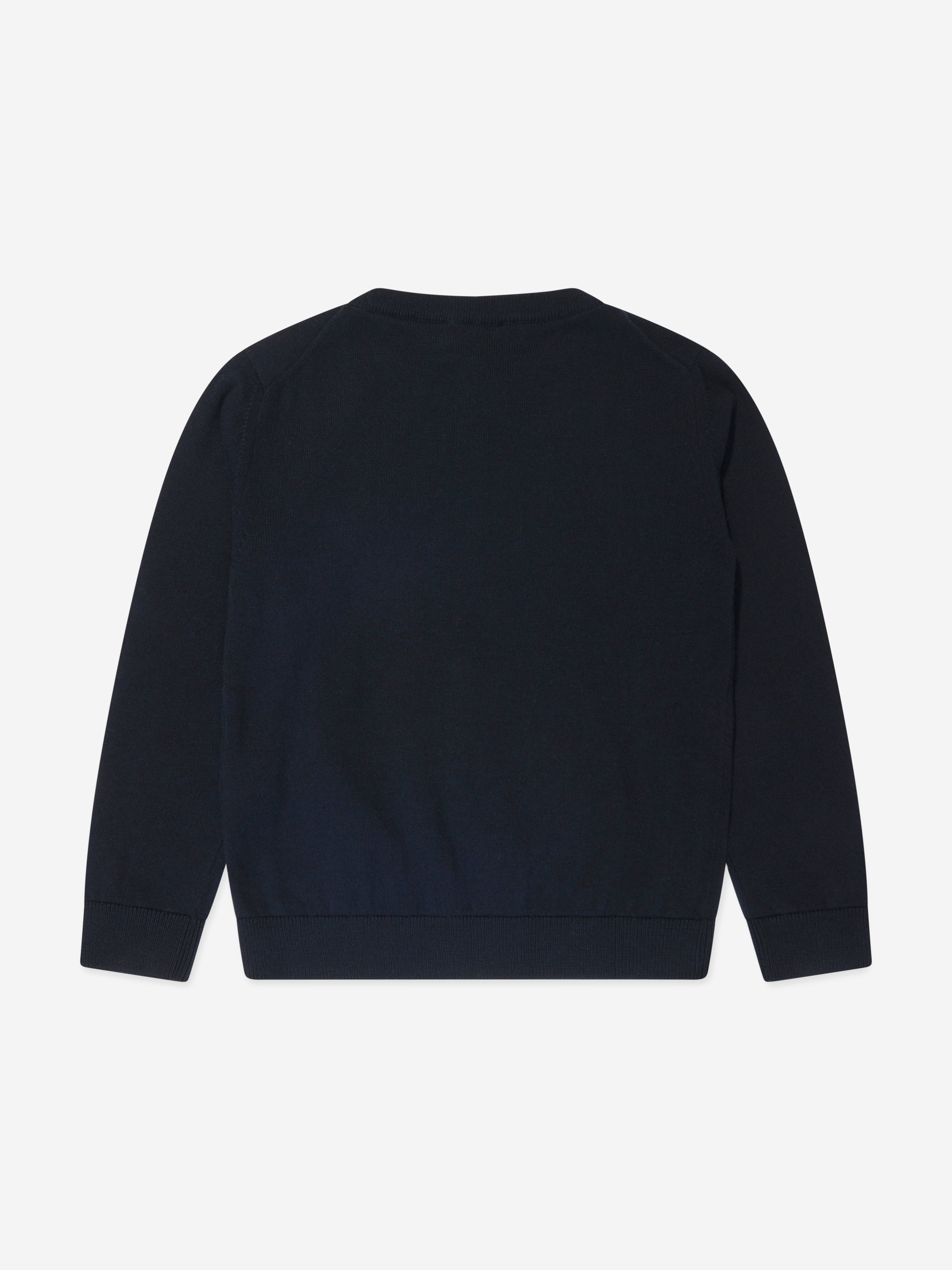 Emporio Armani Boys Logo Jumper in Navy