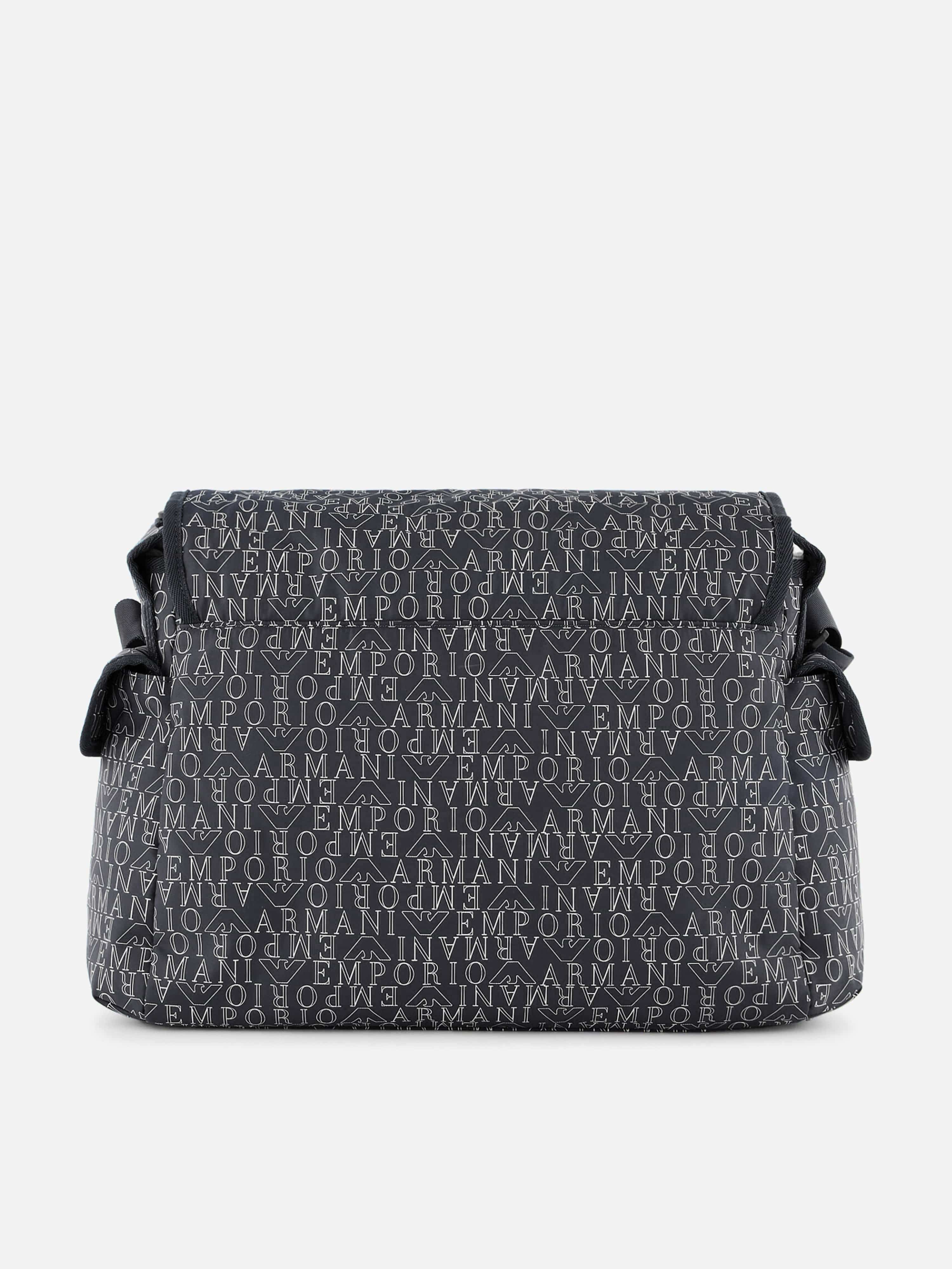 Emporio Armani Baby Logo Changing Bag in Navy (28cm)