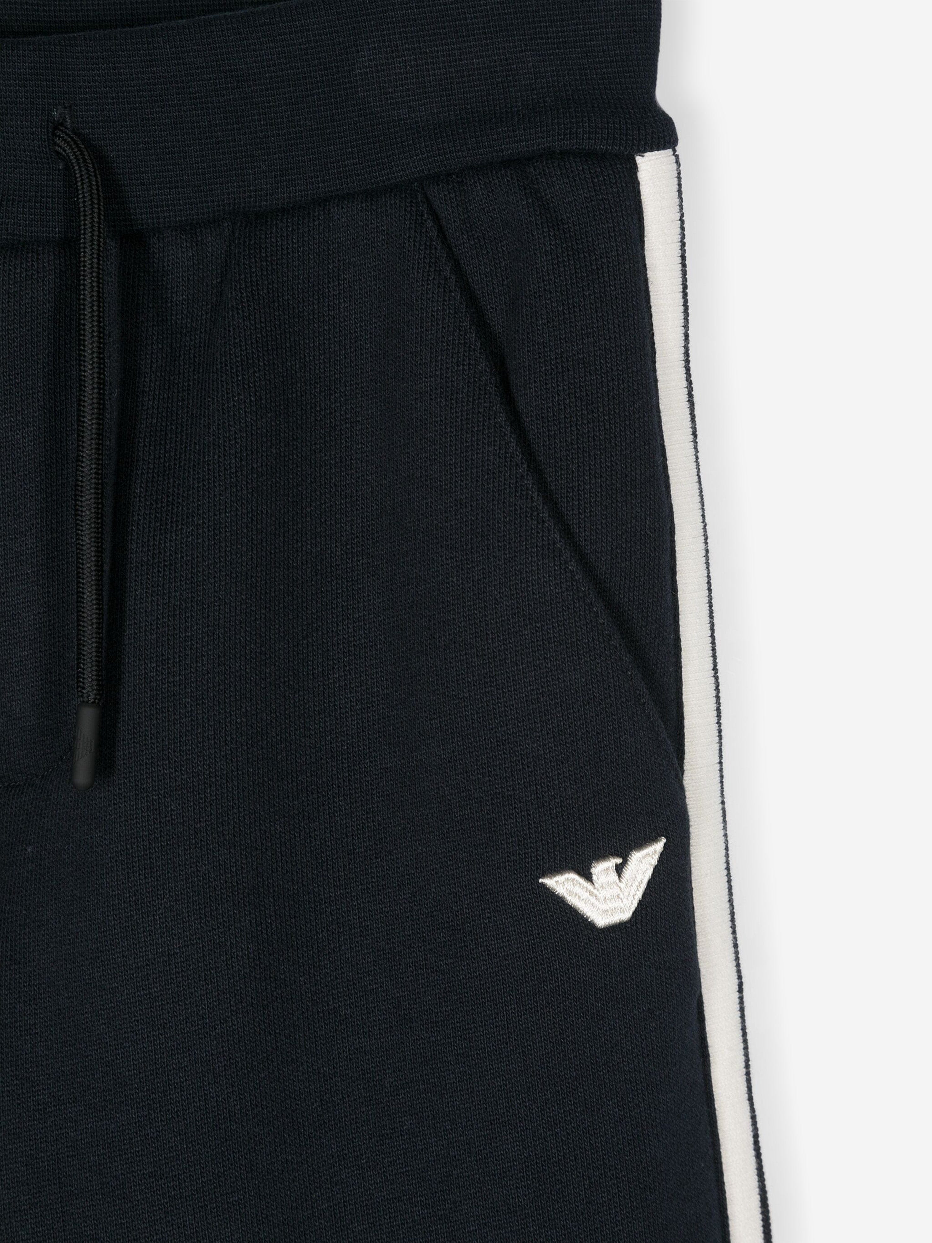 Emporio Armani Boys Logo Joggers in Navy