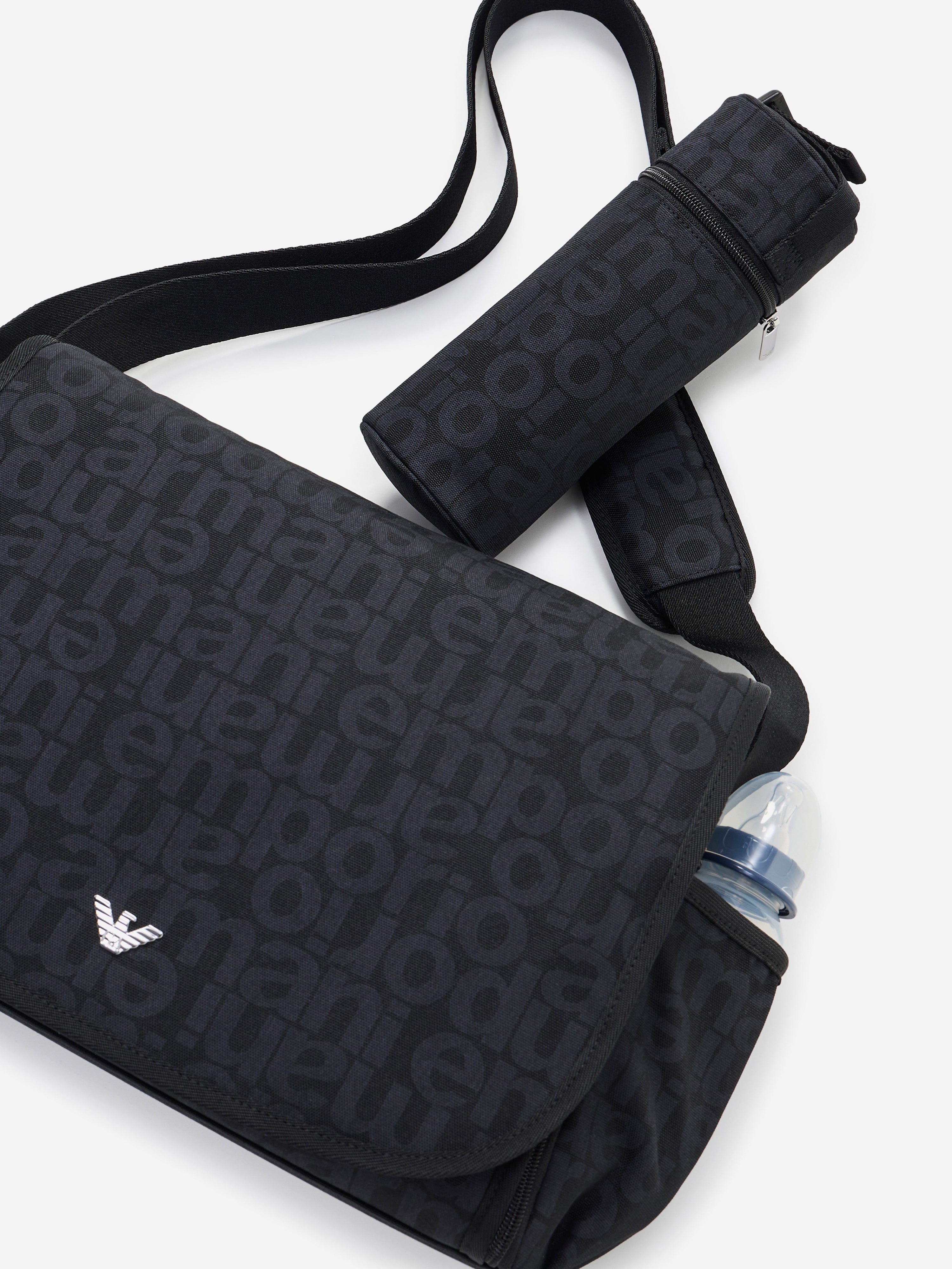 Emporio Armani Baby Logo Changing Bag in Navy (36cm)
