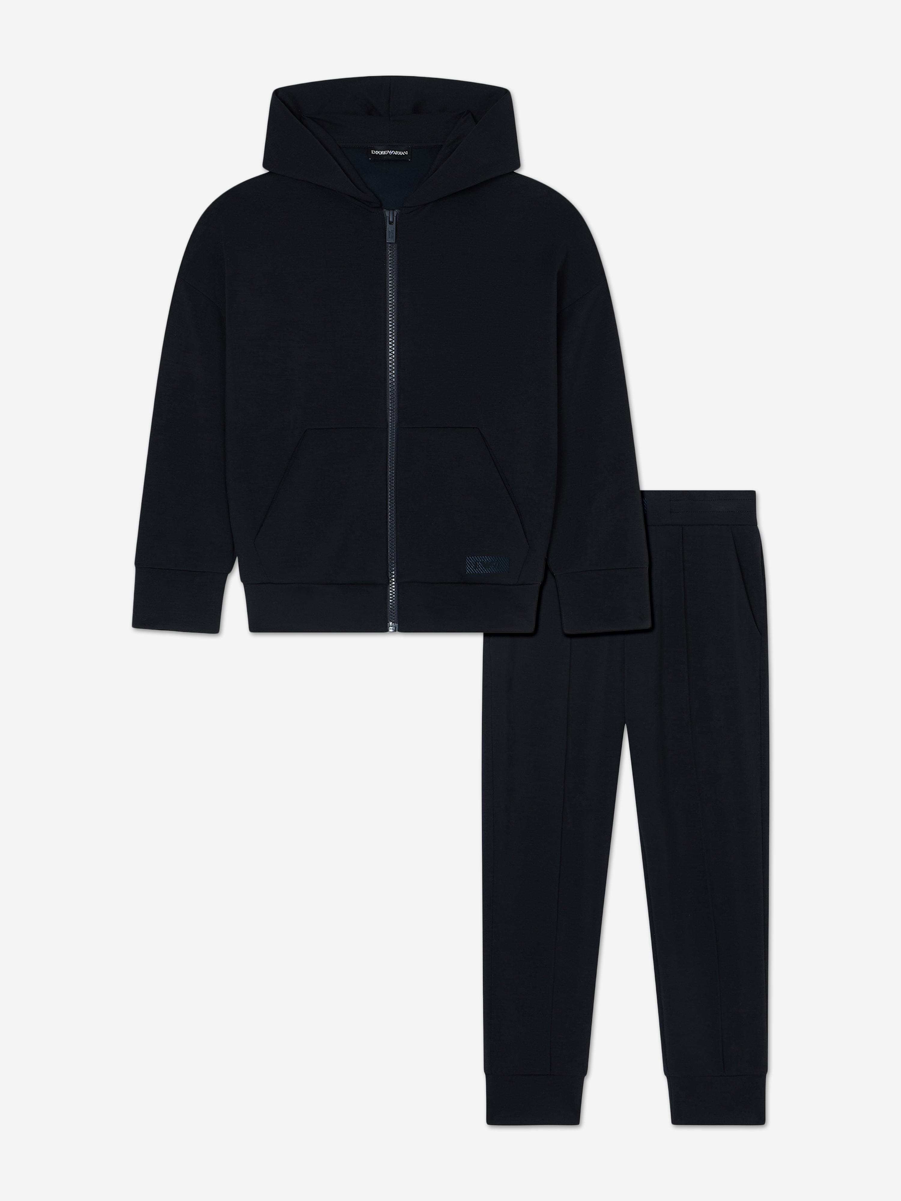 Emporio Armani Boys Logo Tracksuit in Navy