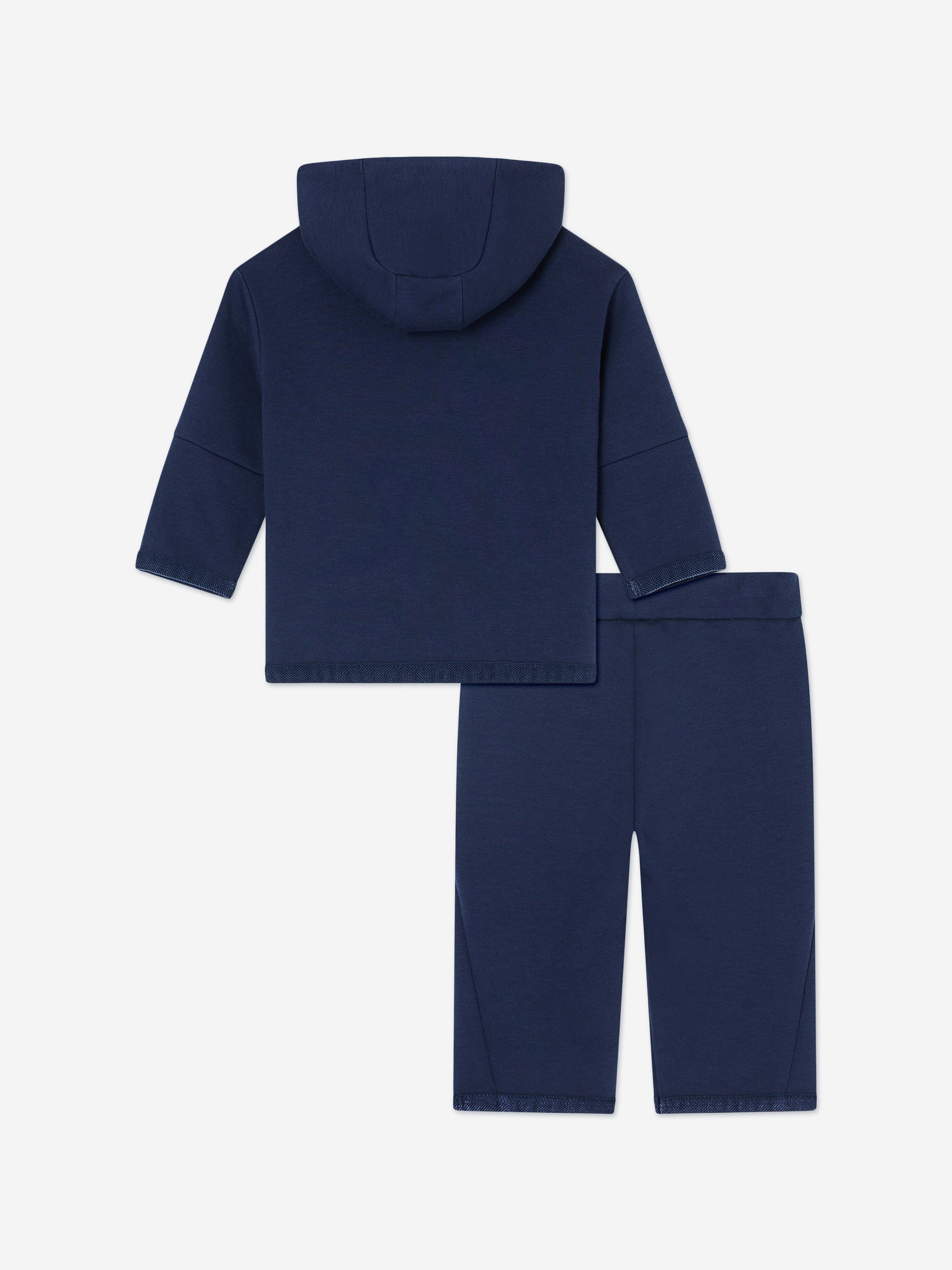 Emporio Armani Baby Boys Logo Tracksuit in Navy