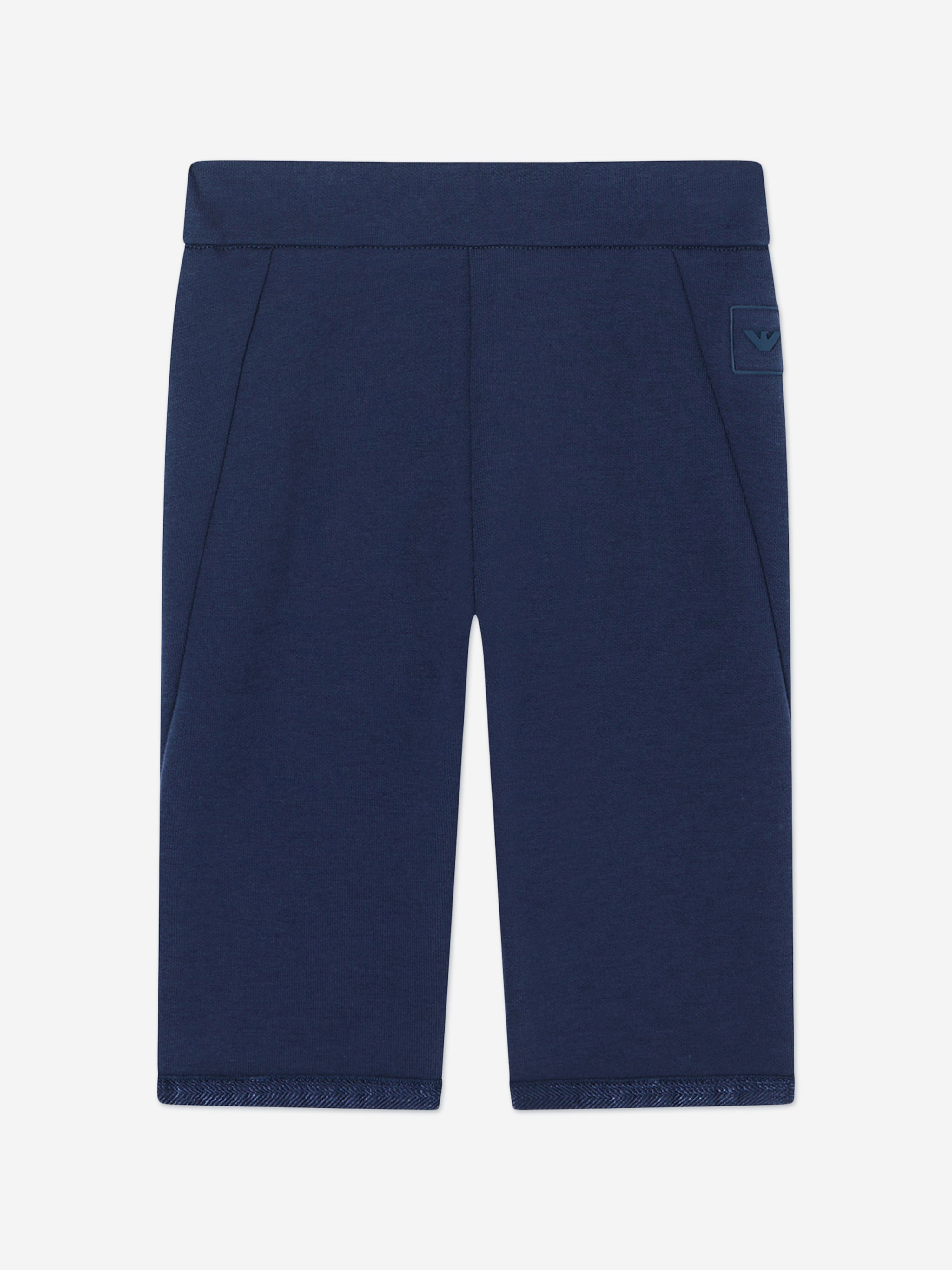 Emporio Armani Baby Boys Logo Tracksuit in Navy