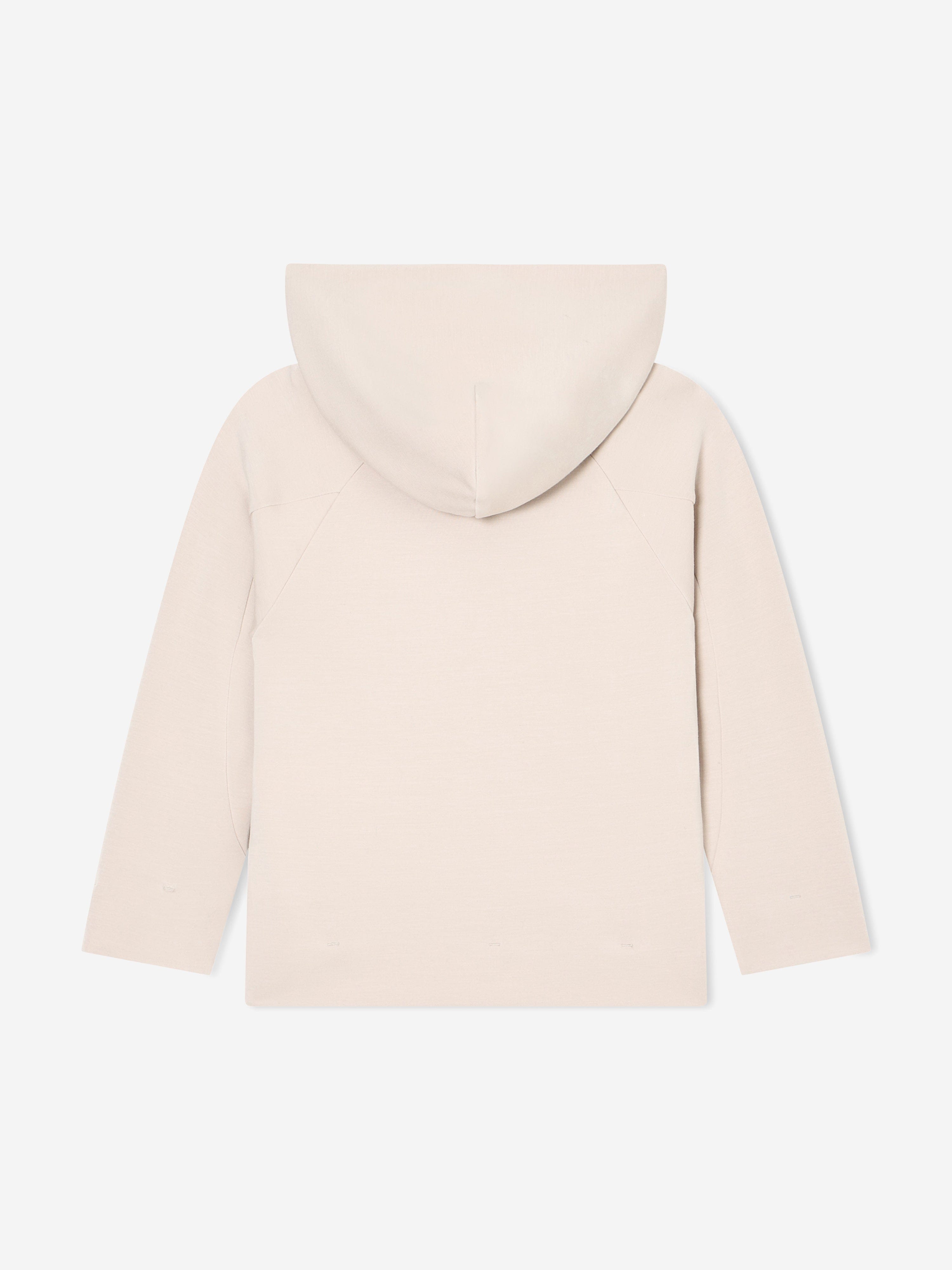 Emporio Armani Boys Logo Hoodie in Ivory