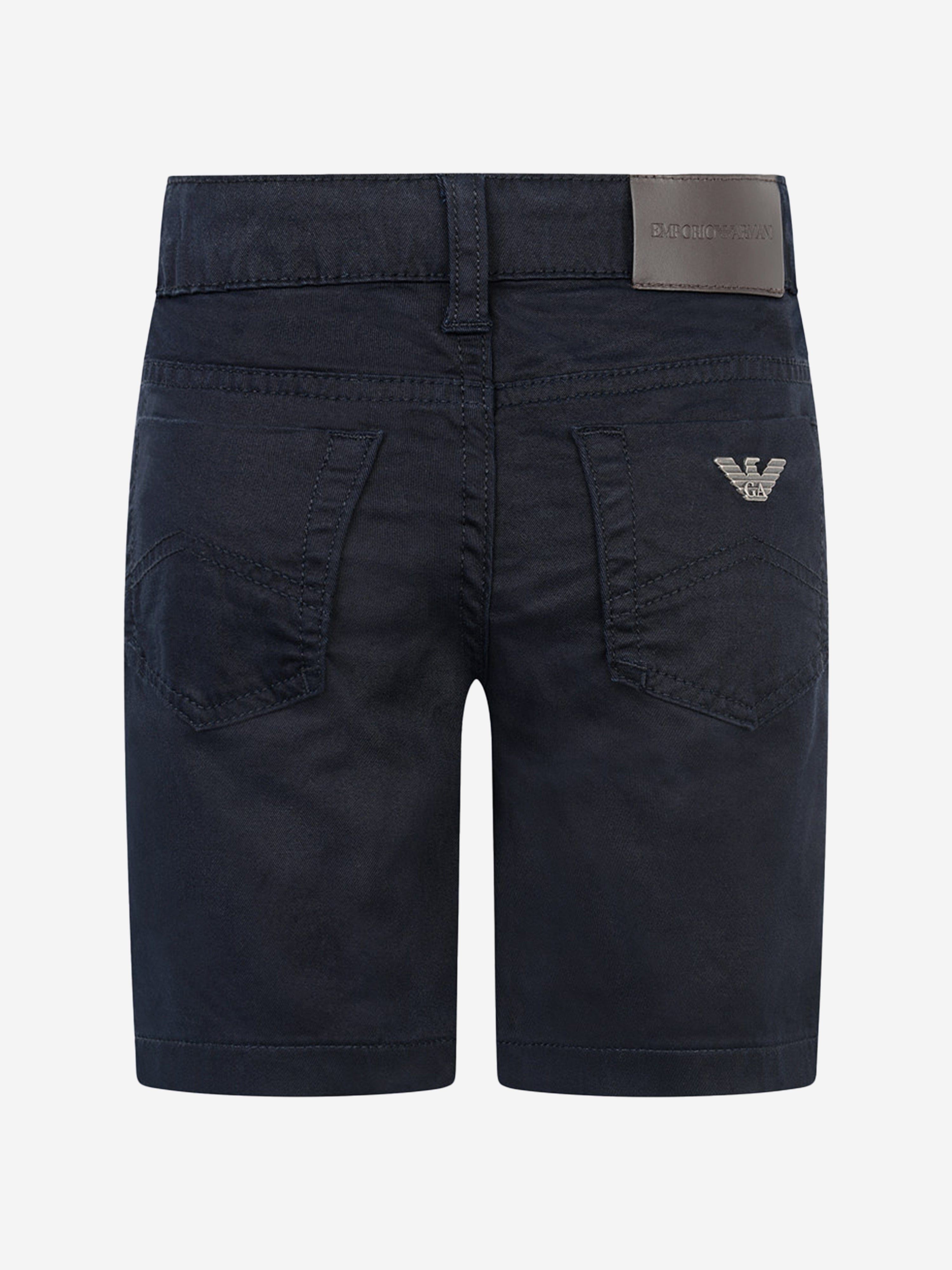 Emporio Armani Boys Cotton Logo Shorts