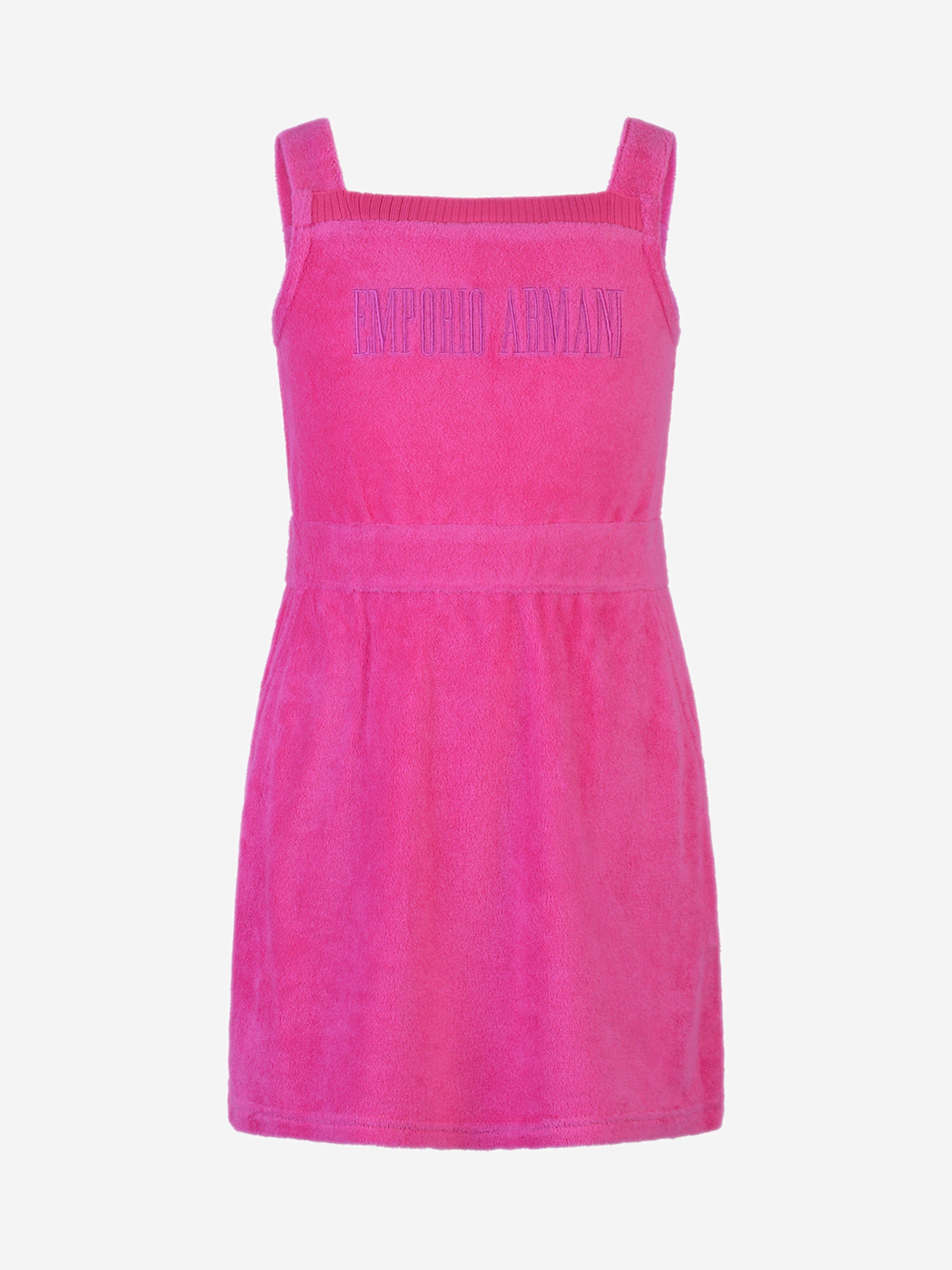 Emporio Armani Girls Dress - Cotton French Terry Dress