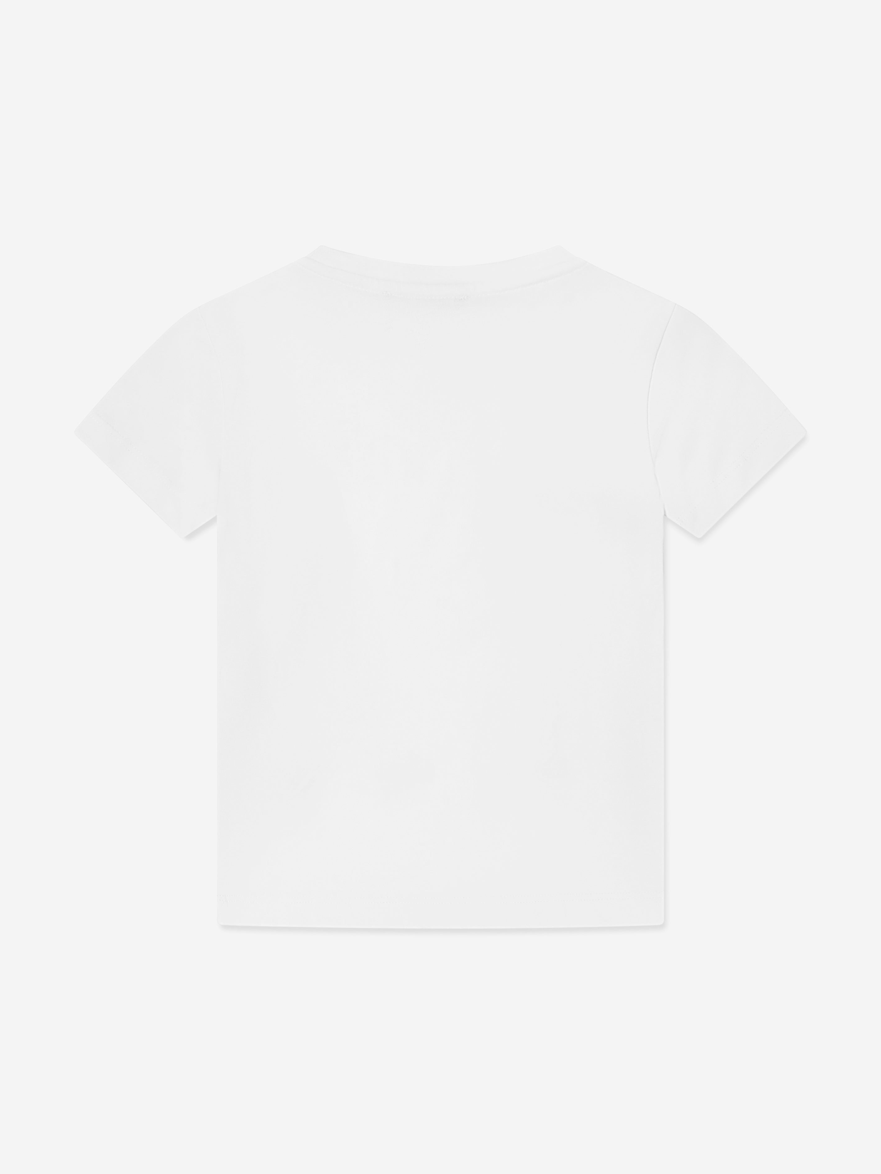 Emporio Armani Girls Large Logo T-Shirt In White