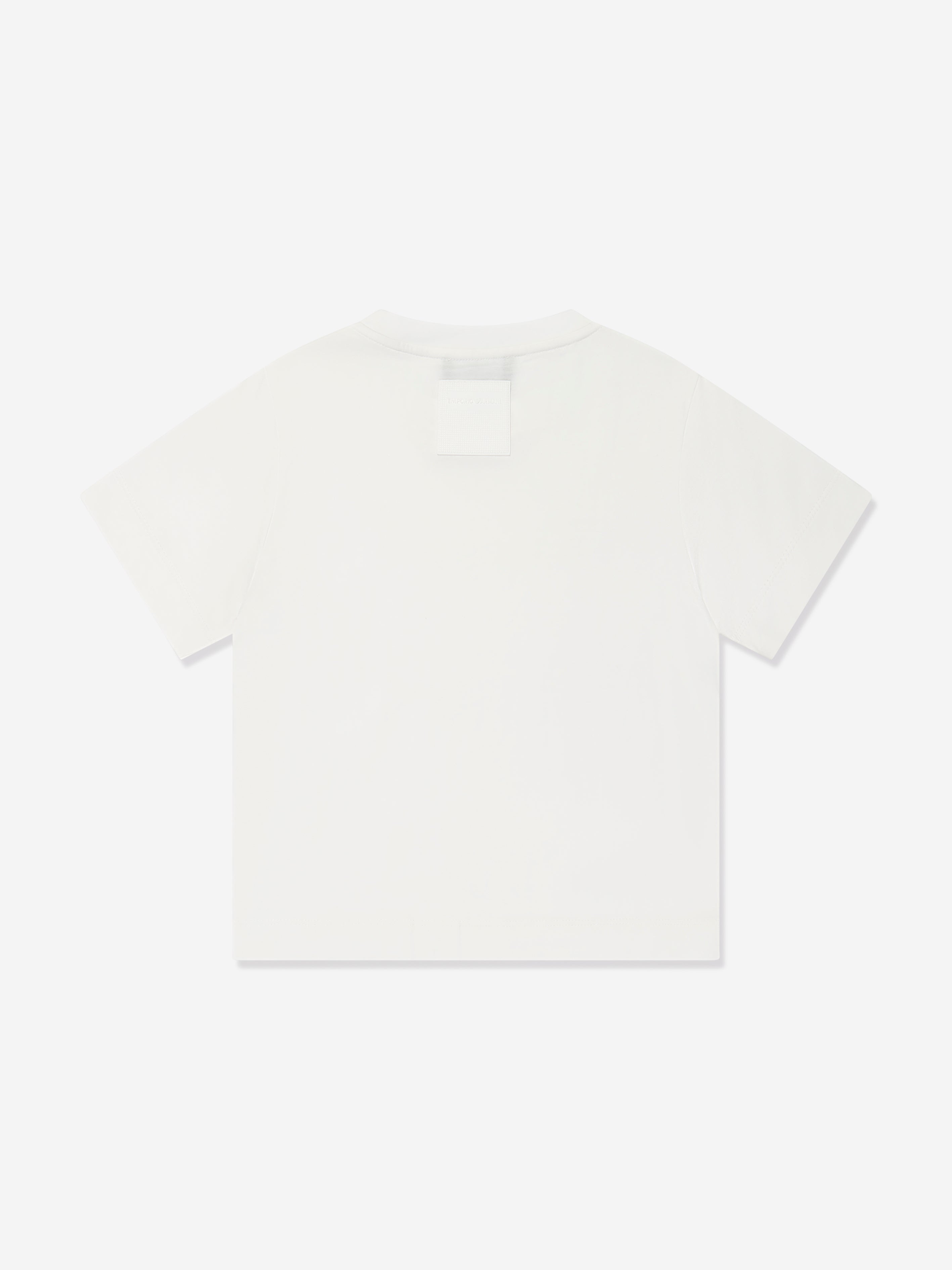 Emporio Armani Boys Branded T-Shirt In White