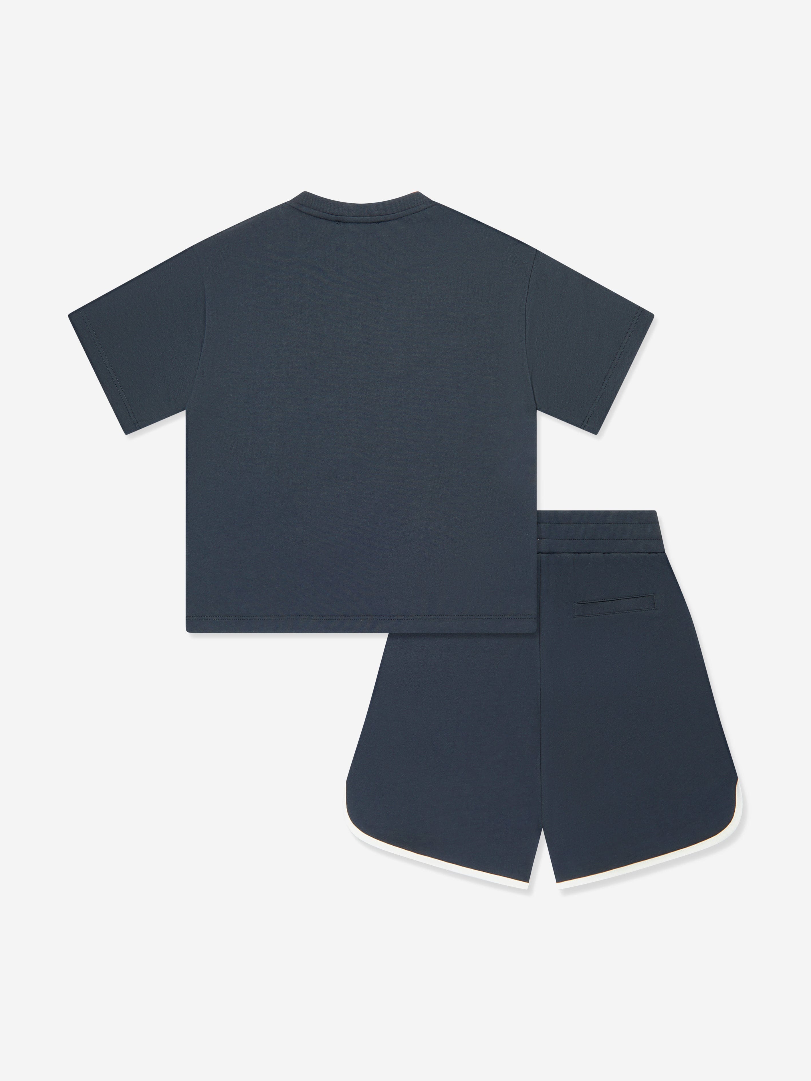 Emporio Armani Boys T-Shirt And Shorts Set In Navy