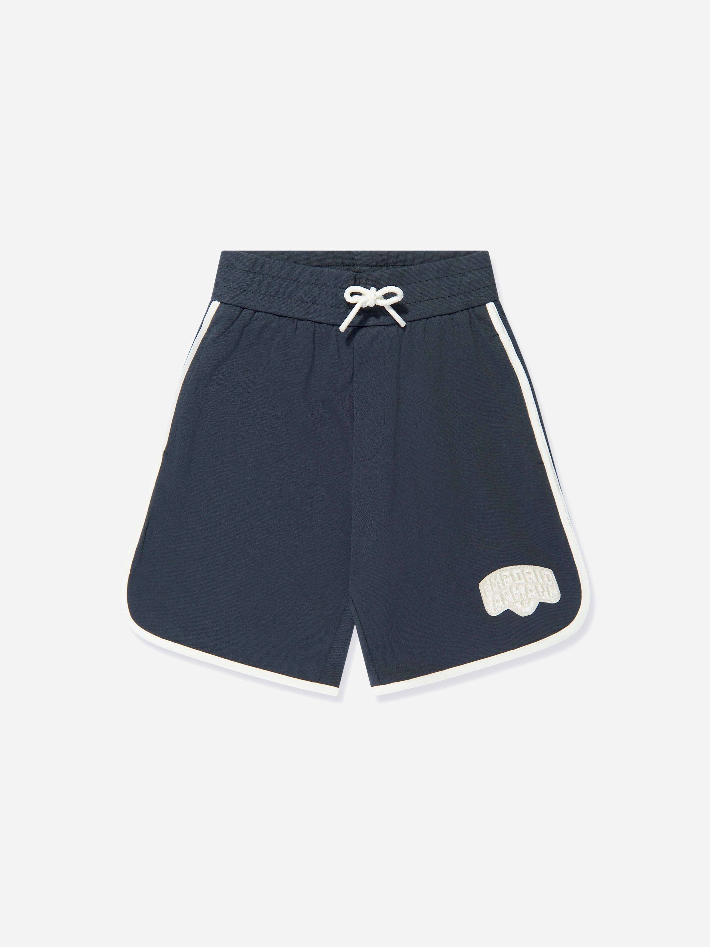 Emporio Armani Boys T-Shirt And Shorts Set In Navy