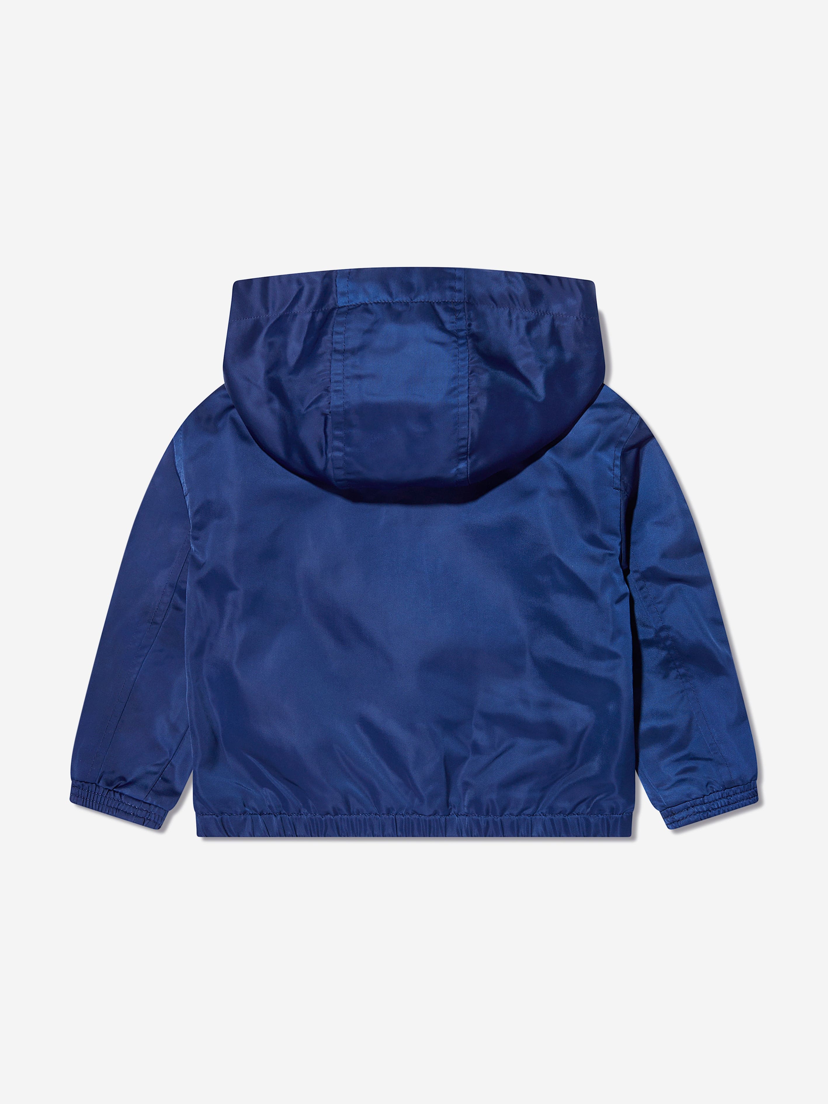 Emporio Armani Baby Boys Zip Up Windbreaker In Blue